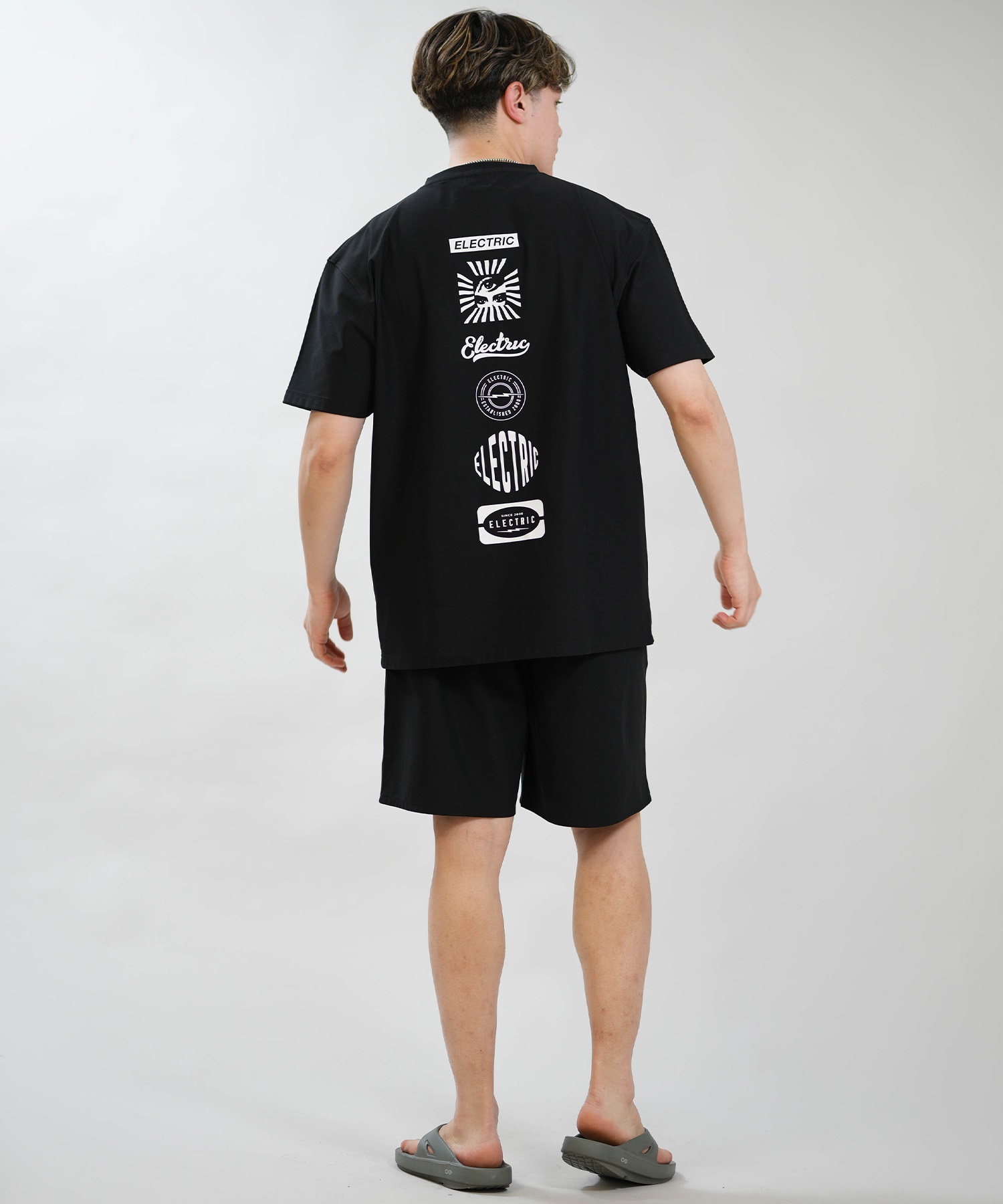 Electric エレクトリック 半袖 Tシャツ メンズ LOGOS DRY S S TEE 