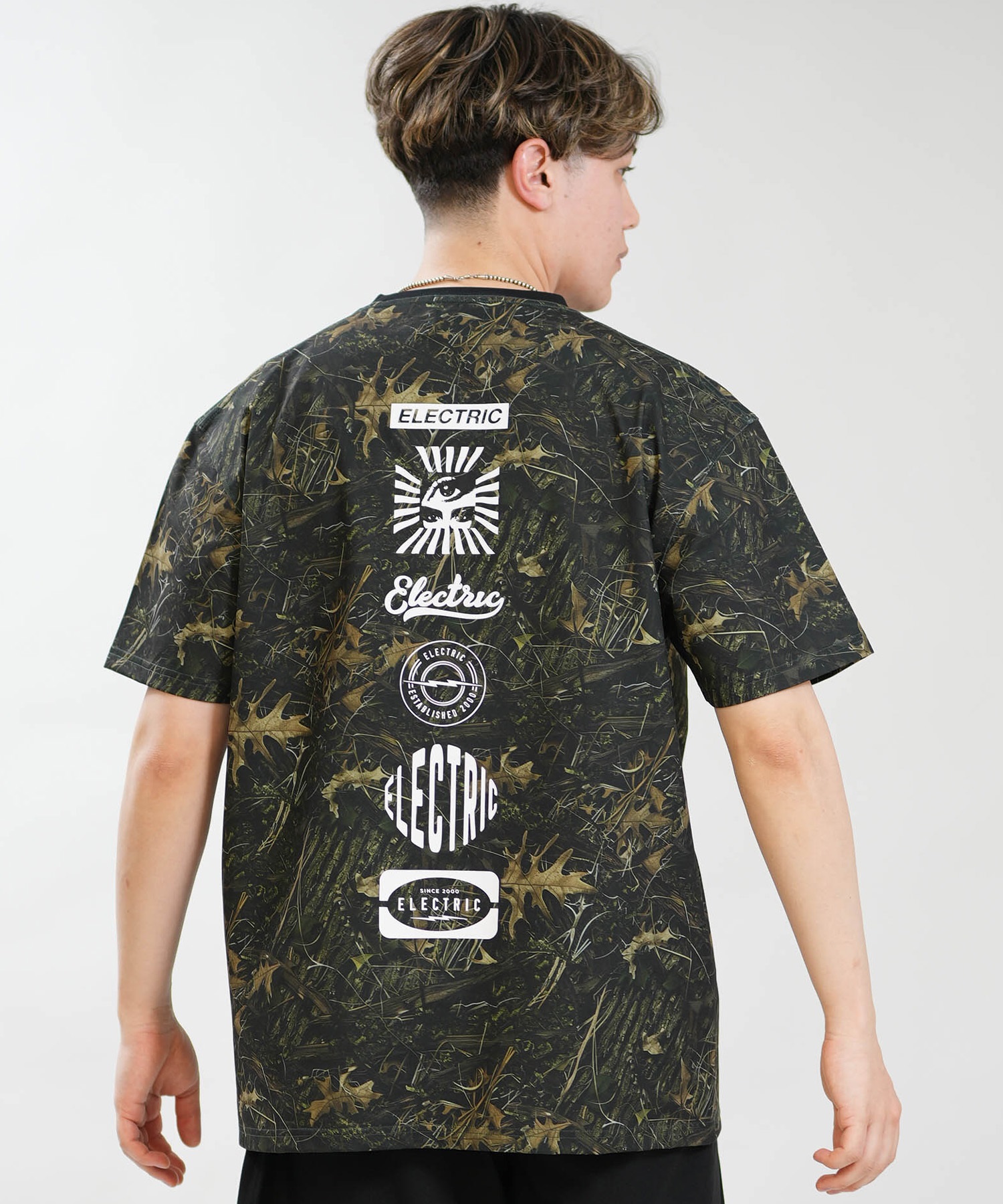 Electric エレクトリック 半袖 Tシャツ メンズ LOGOS DRY S S TEE