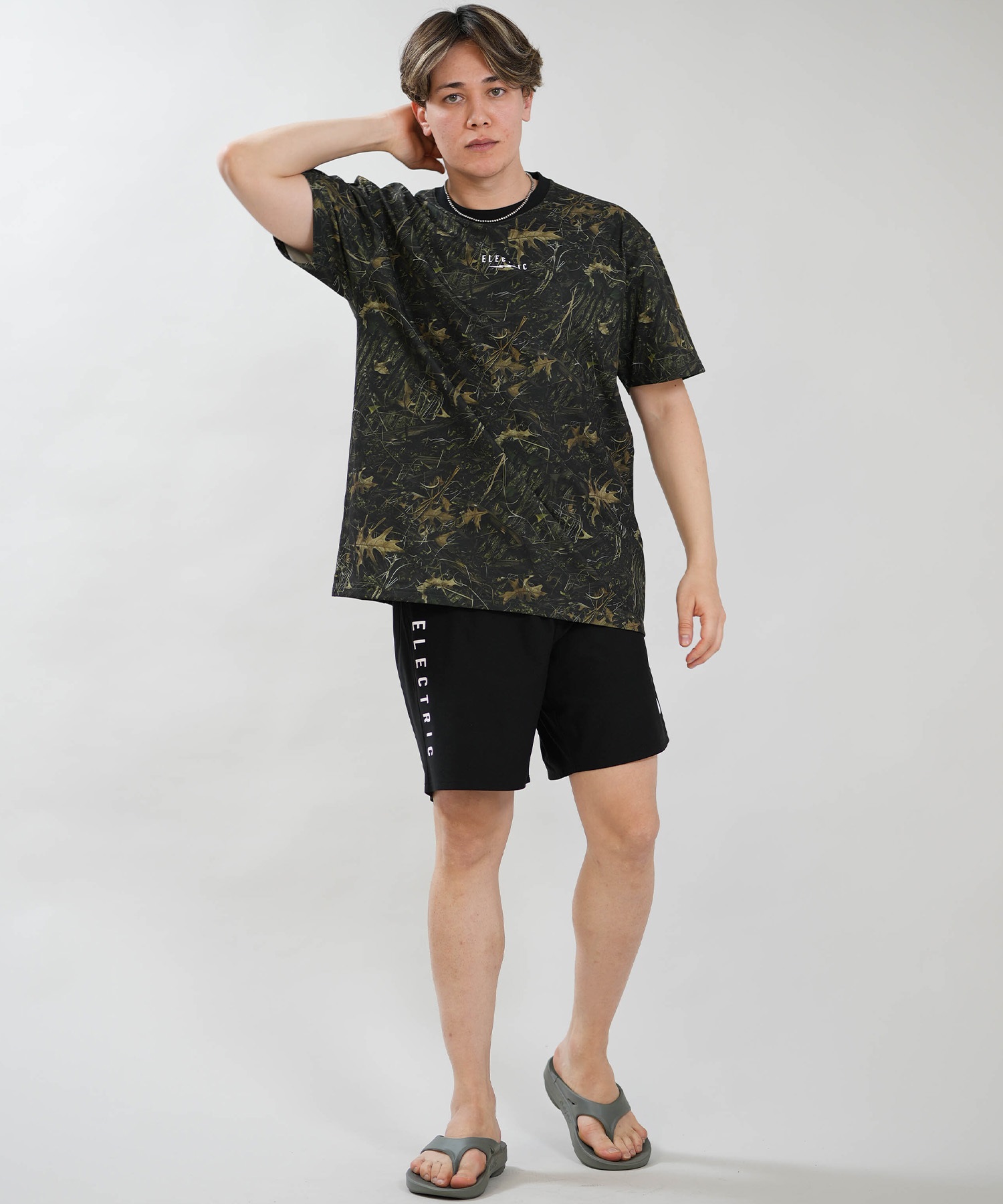 Electric エレクトリック 半袖 Tシャツ メンズ LOGOS DRY S S TEE