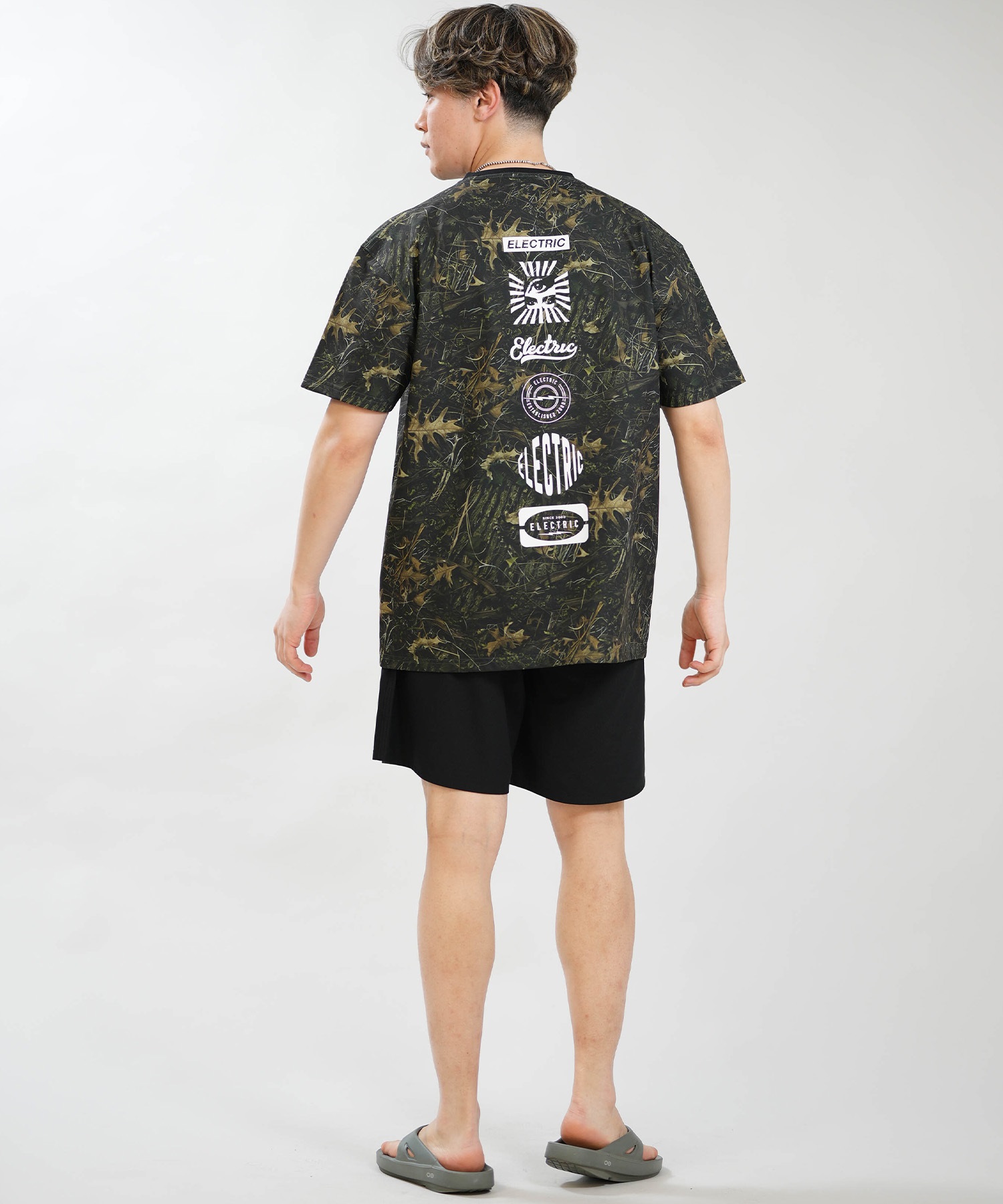 Electric エレクトリック 半袖 Tシャツ メンズ LOGOS DRY S S TEE