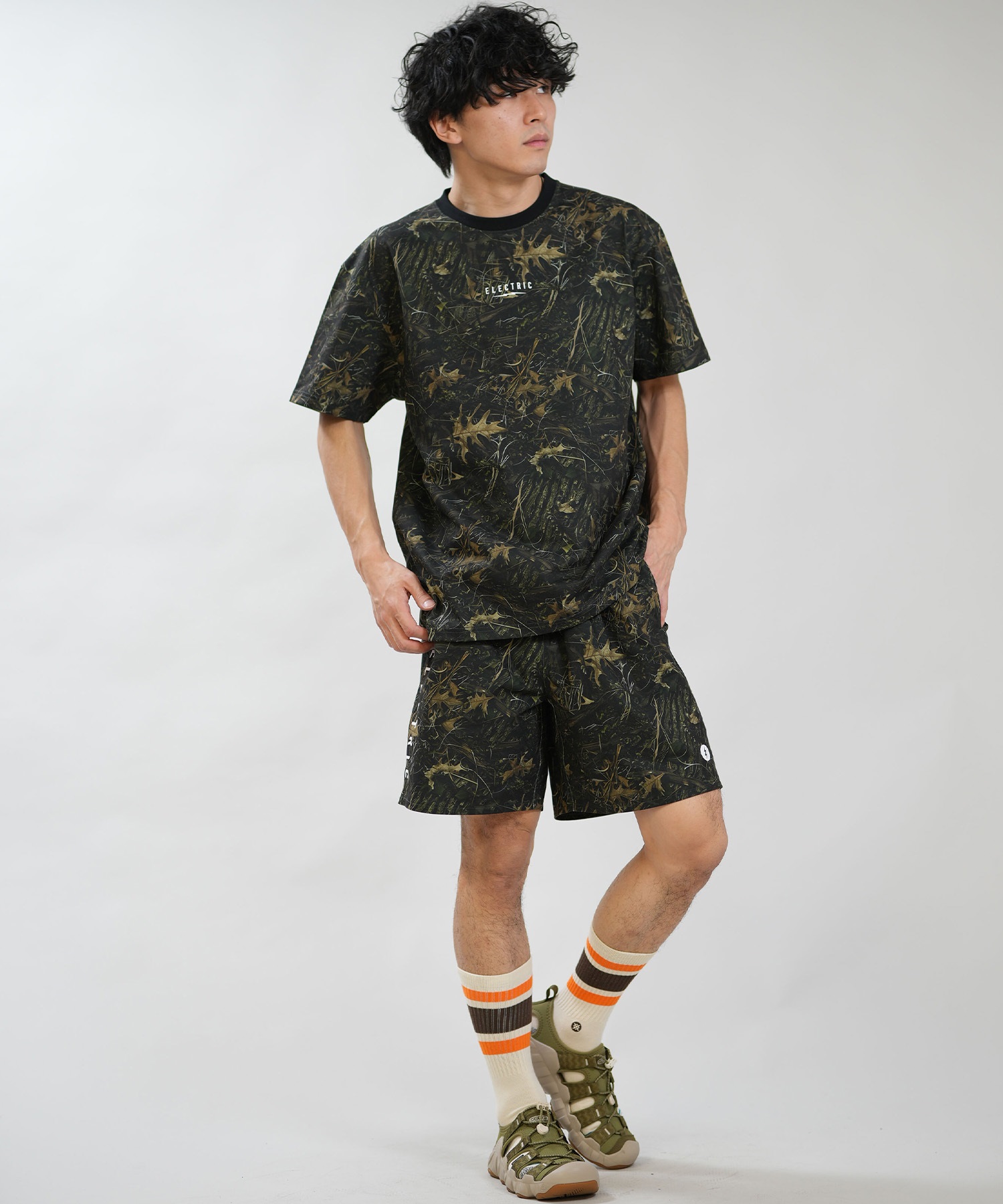 Electric エレクトリック 半袖 Tシャツ メンズ LOGOS DRY S S TEE