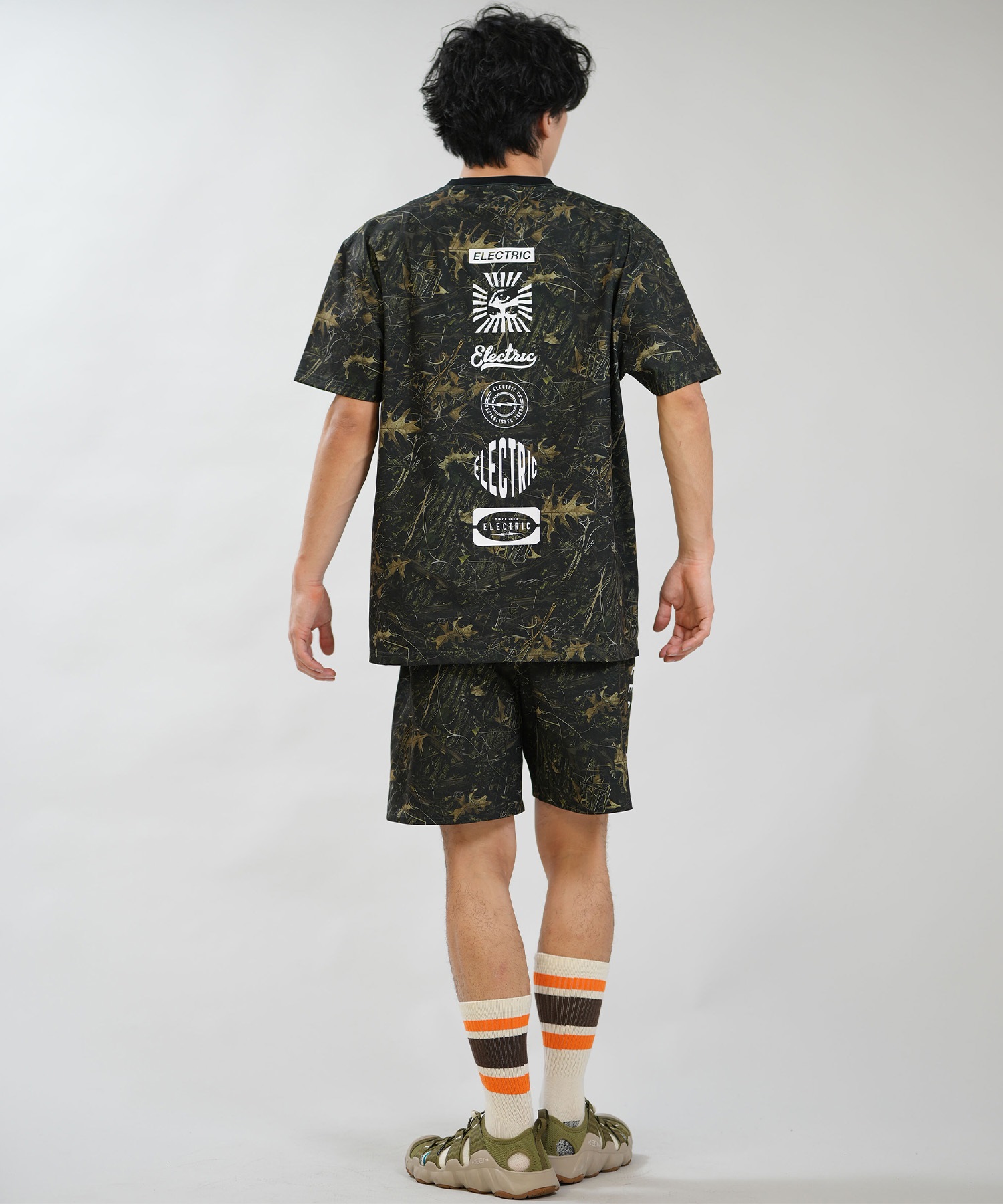 Electric エレクトリック 半袖 Tシャツ メンズ LOGOS DRY S S TEE