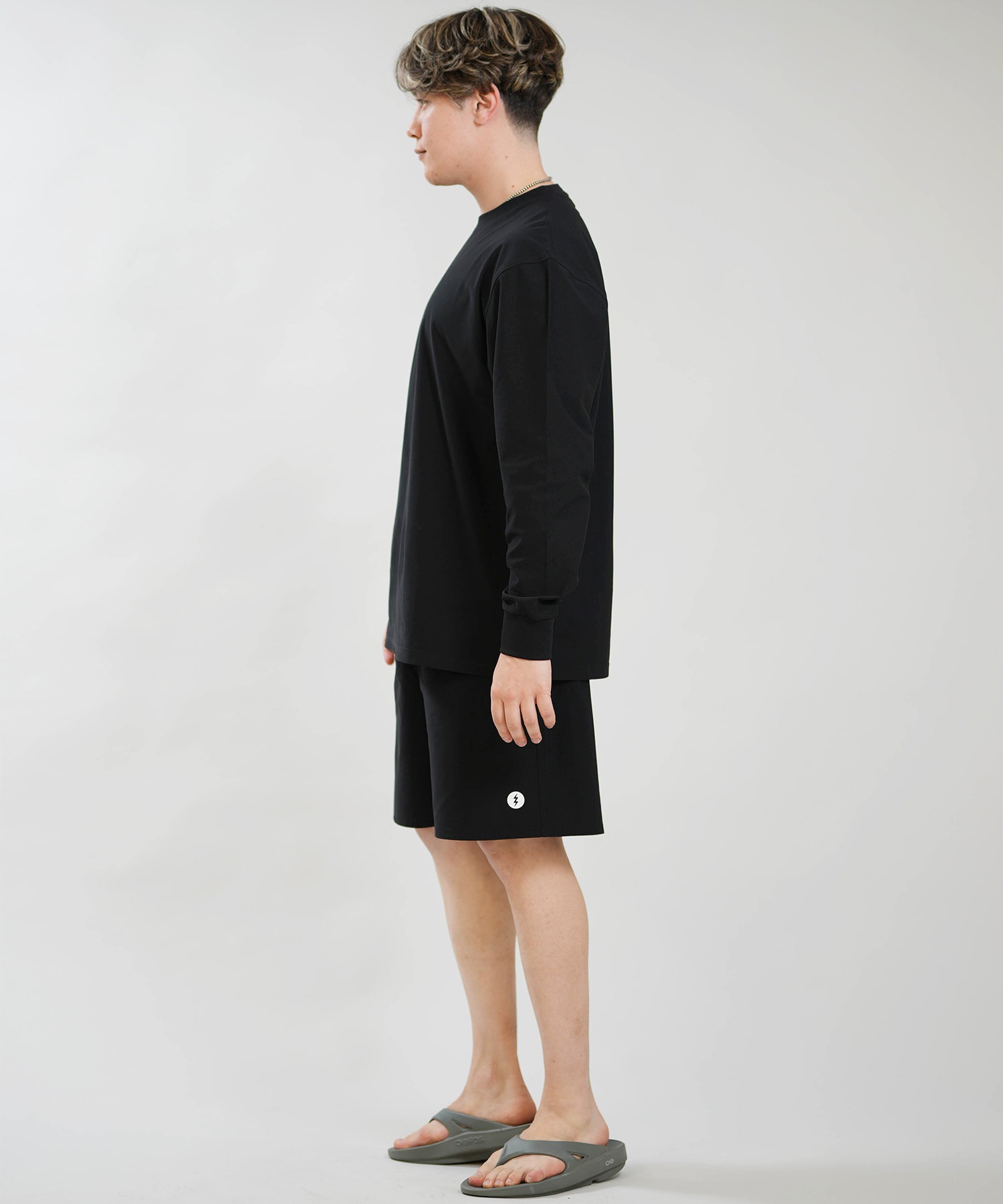 Electric エレクトリック 長袖 Tシャツ ロンT メンズ LOGOS DRY L S