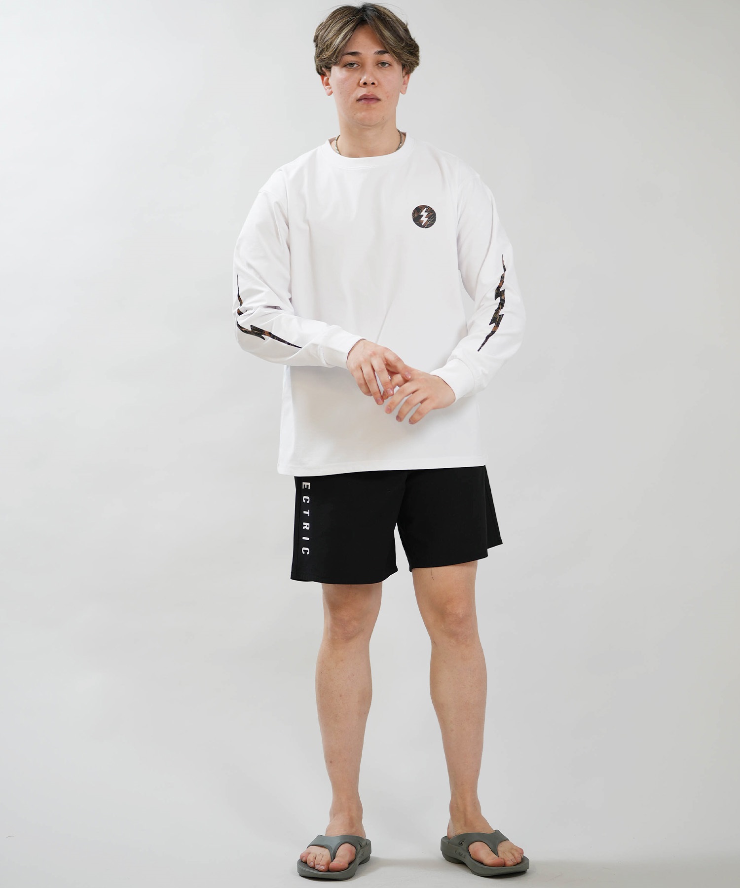 Electric エレクトリック 長袖 Tシャツ ロンT メンズ ICON LOGO DRY