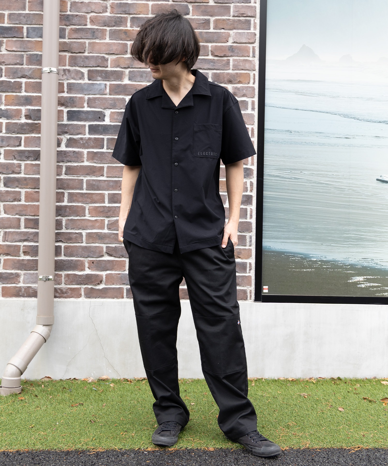 Electric エレクトリック 半袖 シャツ メンズ UVカット UNDERVOLT DRY