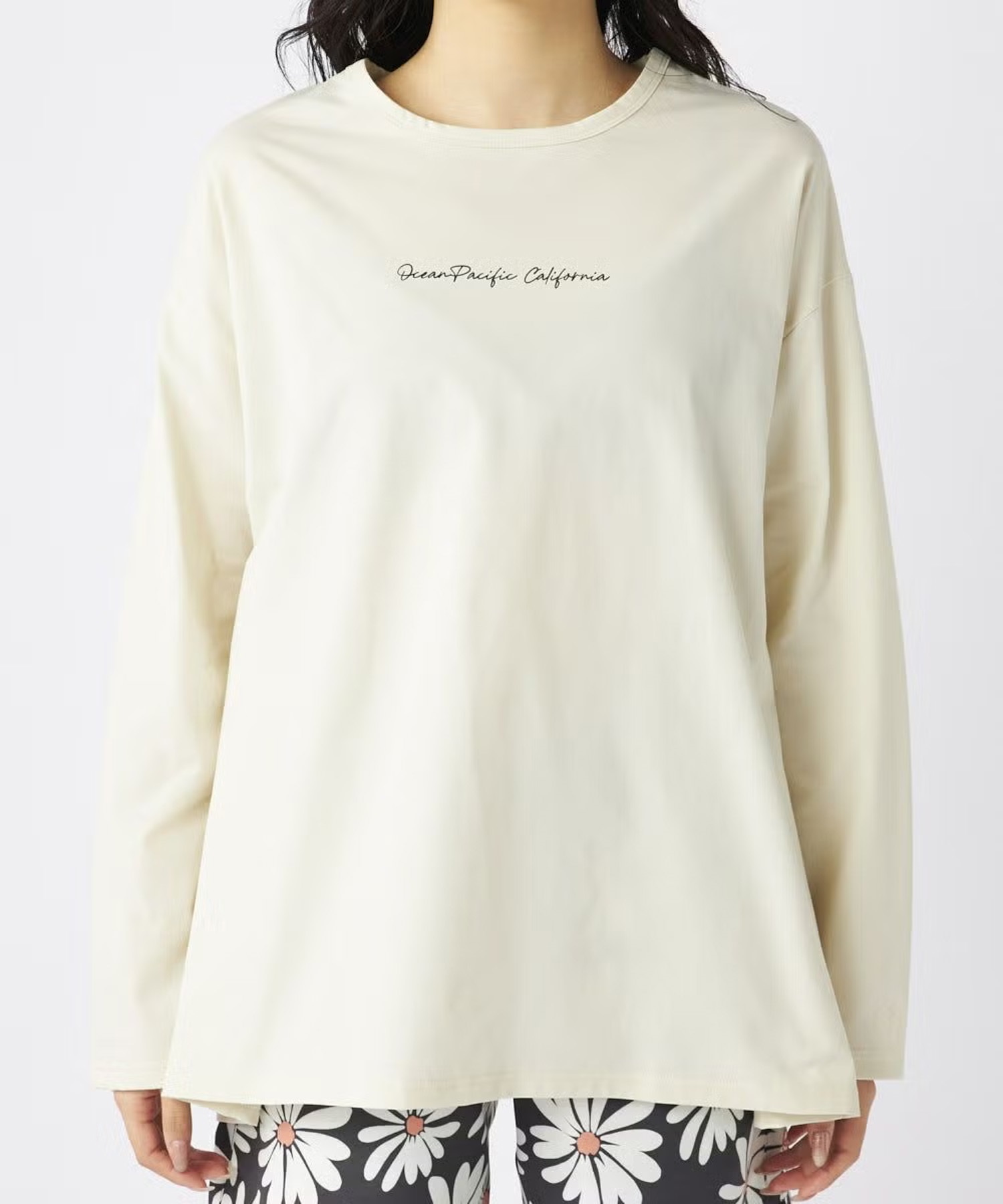 OP オーシャンパシフィック 水着 ラッシュガード 長袖 Tシャツ ロンT