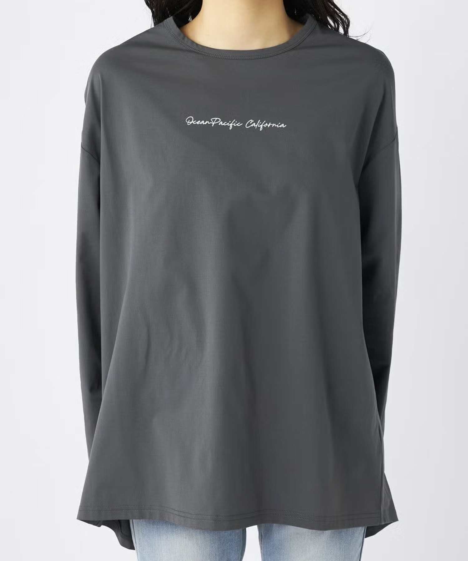OP オーシャンパシフィック 水着 ラッシュガード 長袖 Tシャツ ロンT