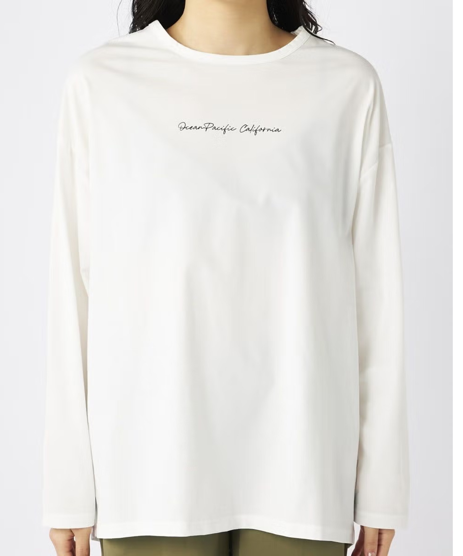 OP オーシャンパシフィック 水着 ラッシュガード 長袖 Tシャツ ロンT