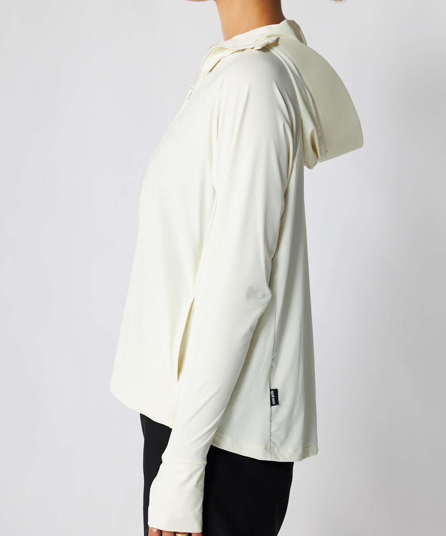 OP オーシャンパシフィック 水着 ラッシュガード ジップアップ