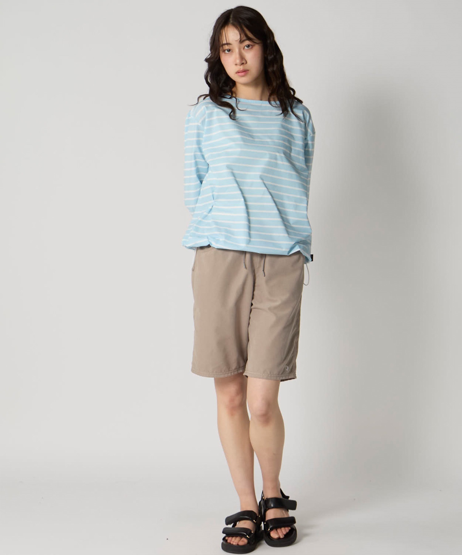 OP オーシャンパシフィック 水着 ラッシュガード 長袖 Tシャツ ロンT