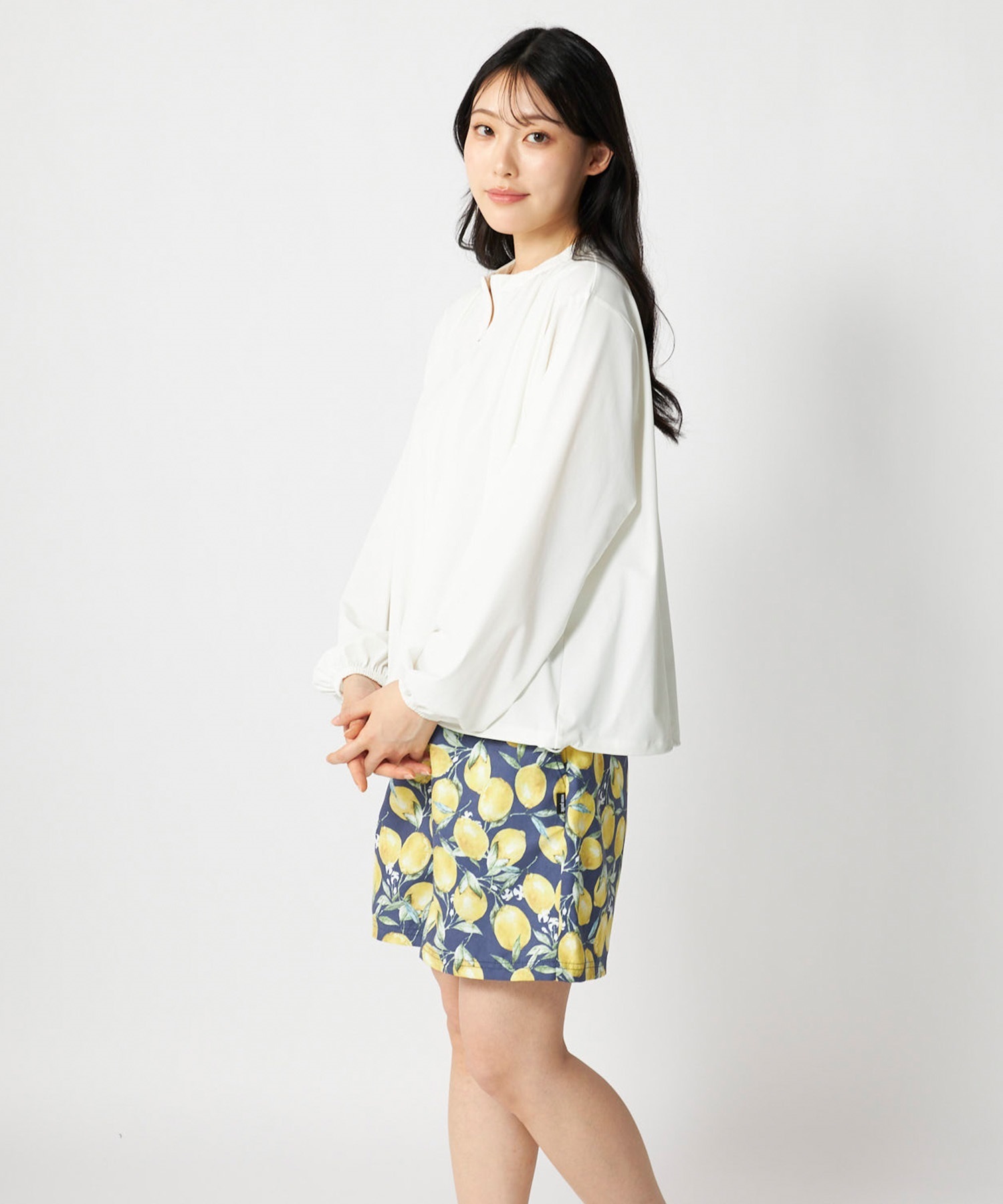 プルオーバー OP オーシャンパシフィック 水着 ラッシュガード ジップアップ