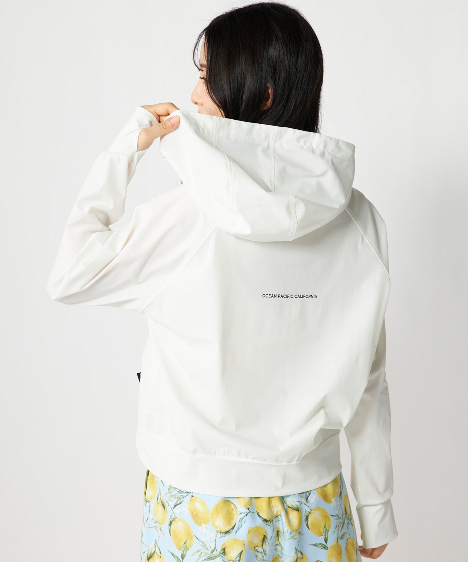 OP オーシャンパシフィック 水着 ラッシュガード ジップアップ