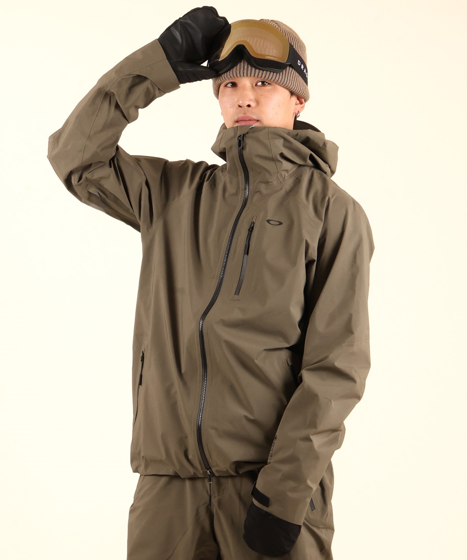 OAKLEY フード付きスノーボードジャケット OAKLEY オークリー アンバウンド ゴアテックス シェルジャケット2.0
