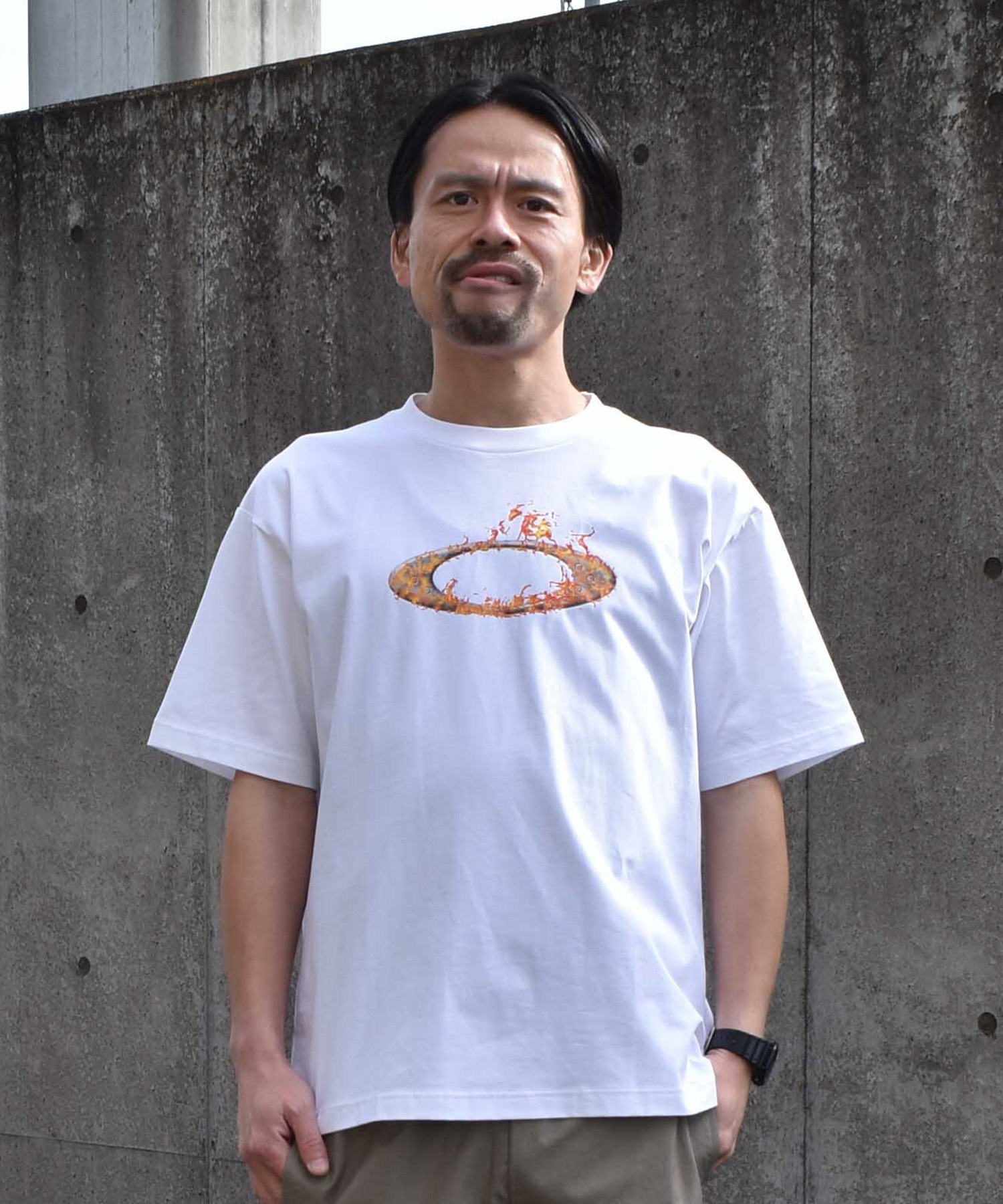 90-00s OAKLEY オークリー Tシャツ 両面ロゴ XXL Oakley オークリー 半袖 Tシャツ メンズ O-TECH COLD COTTON TEE