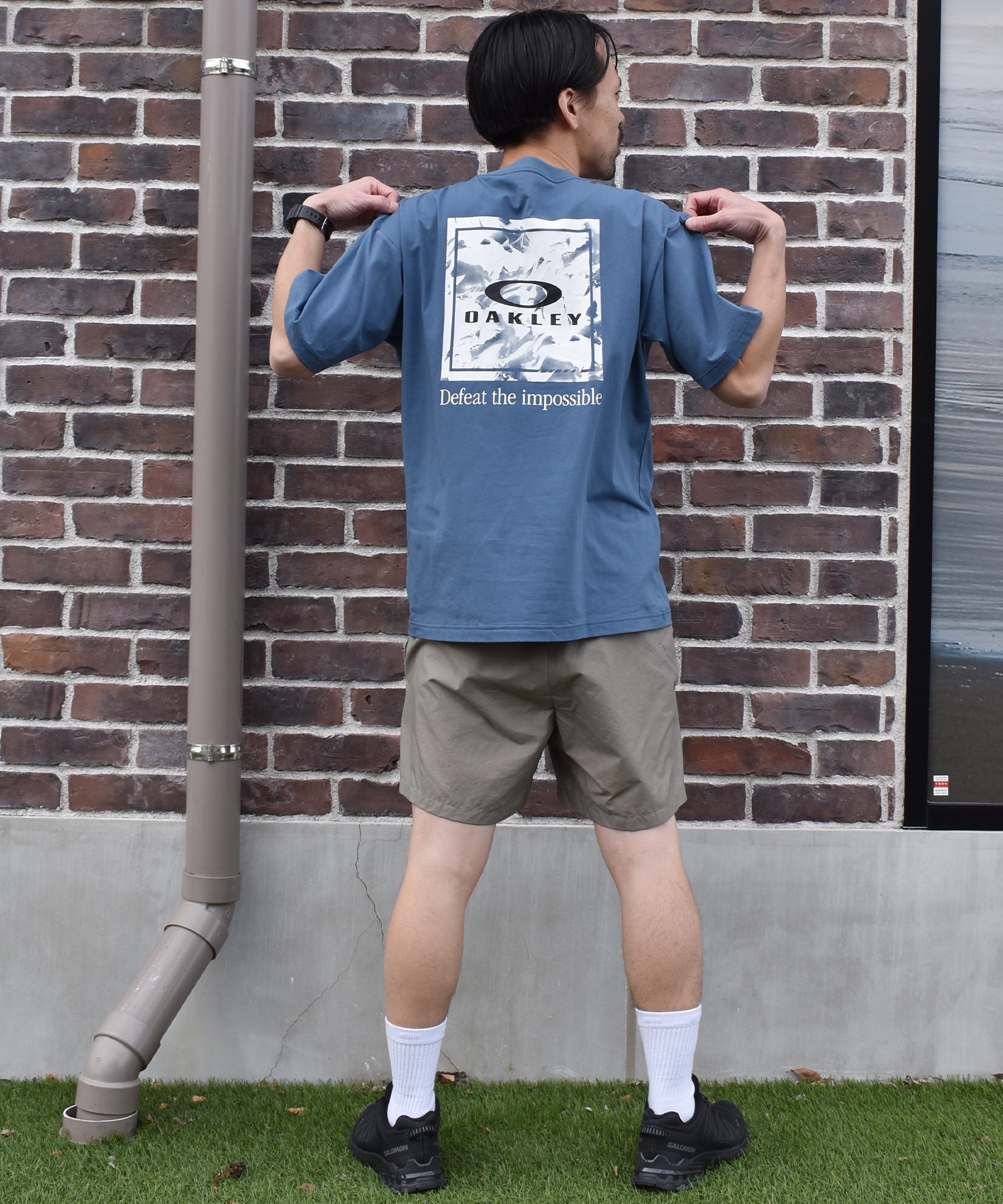 OAKLEY オークリー 半袖 Tシャツ メンズ バックプリント ロゴ O-TECH
