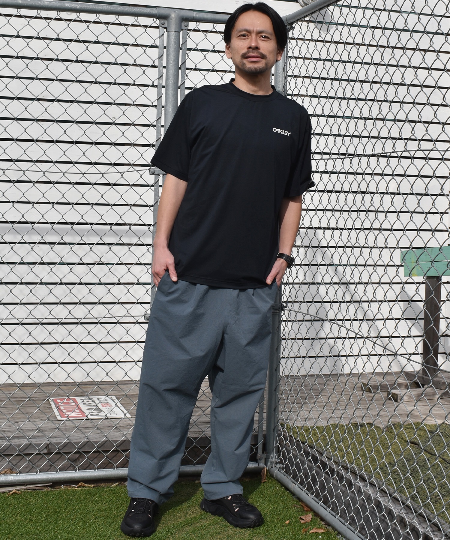 OAKLEY オークリー ロングパンツ メンズ 撥水 ロゴ FGL DIVISIONAL