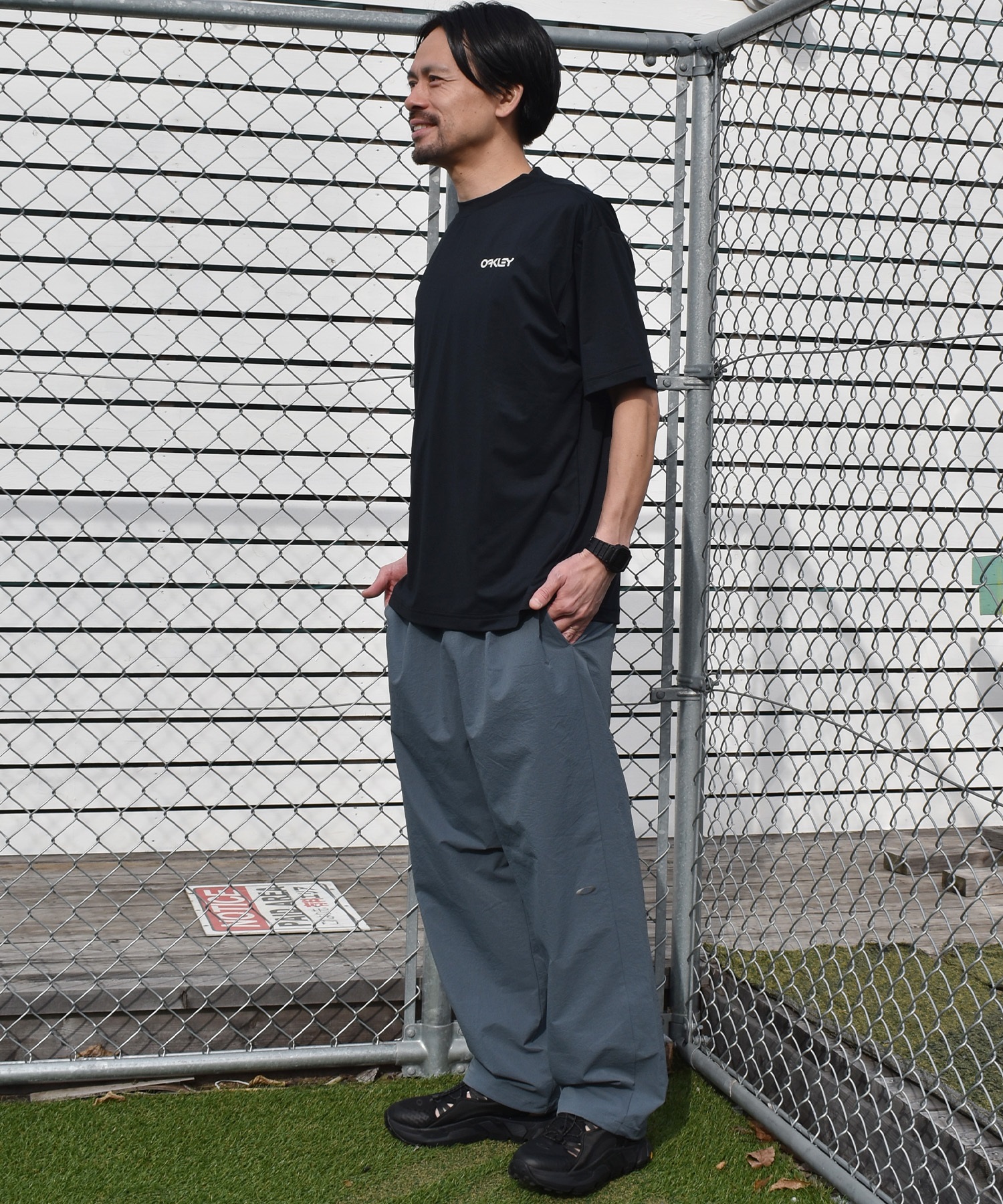 OAKLEY オークリー ロングパンツ メンズ 撥水 ロゴ FGL DIVISIONAL