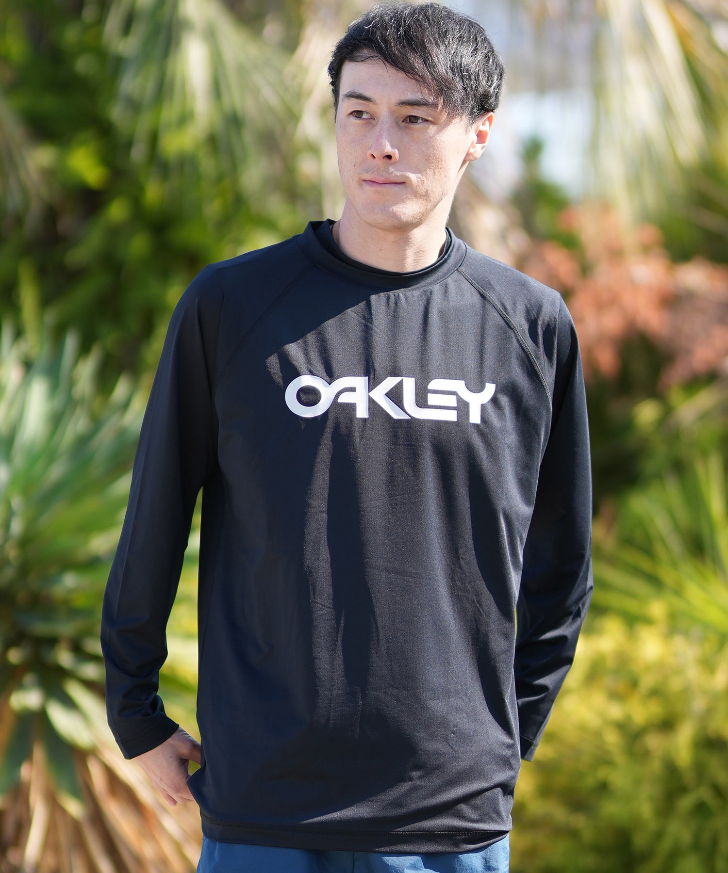 OAKLEY オークリー 水着 ラッシュガード 長袖 Tシャツ ロンT メンズ