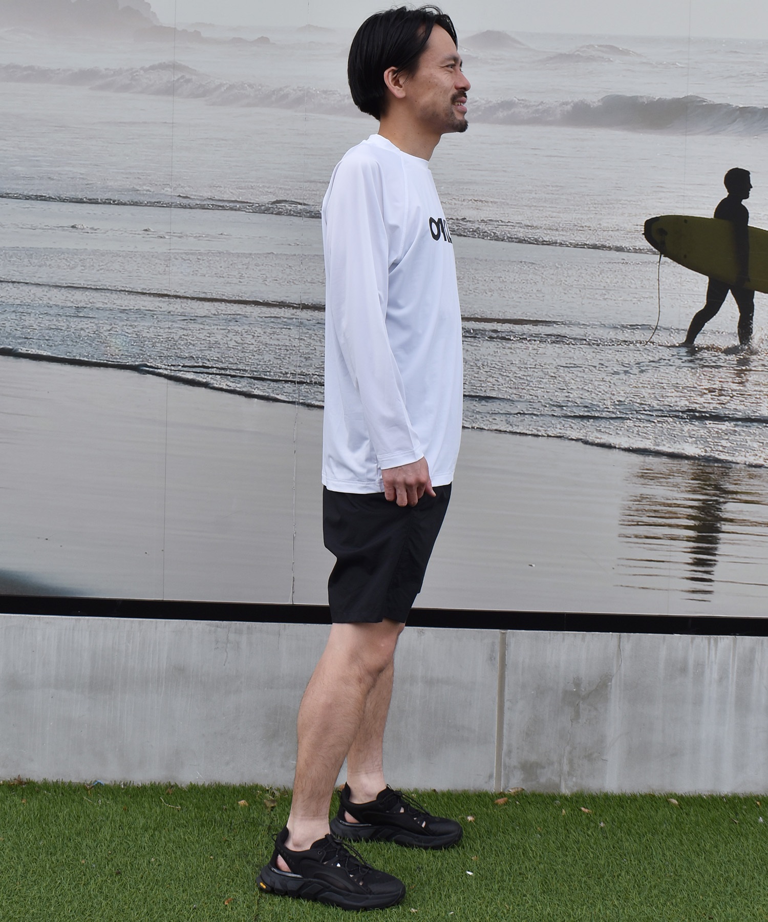 OAKLEY オークリー 水着 ラッシュガード 長袖 Tシャツ ロンT メンズ