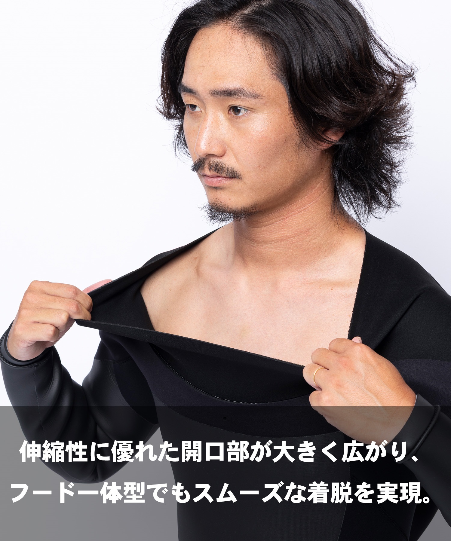 ONEILL オニール ロングチェストジップ MR SD HOOD MFW-607A6 ウェット