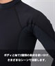 ONEILL オニール バックジップ オゾン WSS-903A6 ウェットスーツ ロングスプリング メンズ(BLK-M)