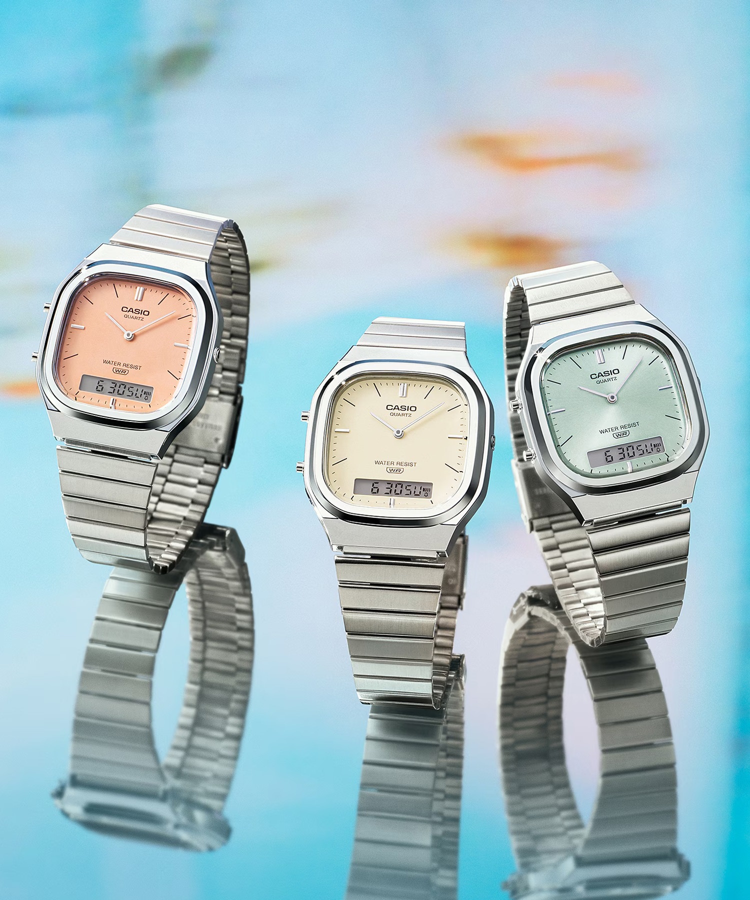 CASIO カシオ 腕時計 CASIO CLASSIC AQ-240E-4AJF 時計｜ムラサキ