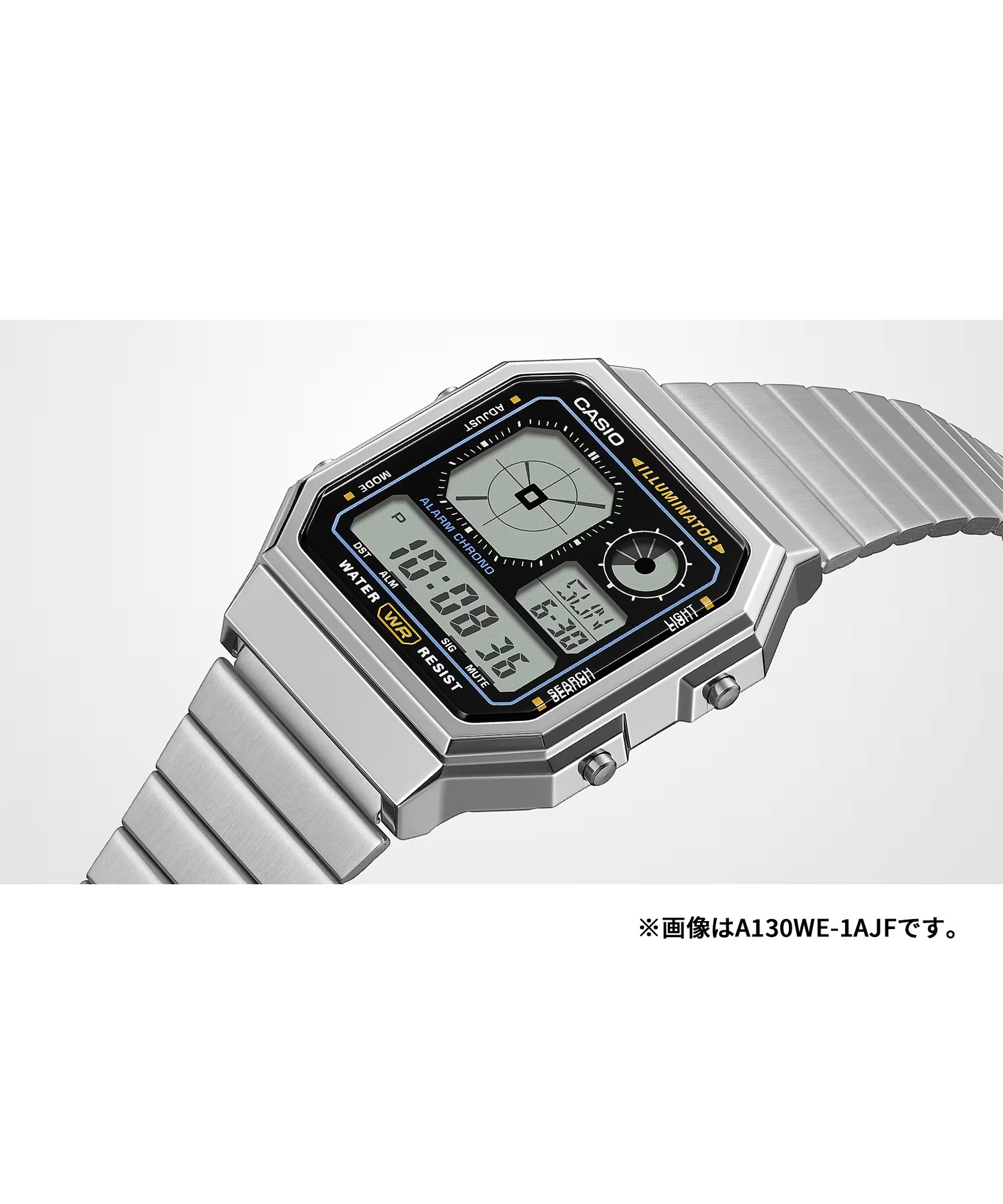 CASIO カシオ 腕時計 シルバー CASIO CLASSIC A130WE-3AJF 時計