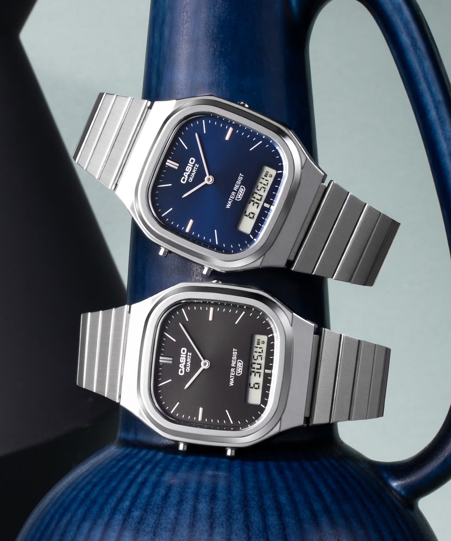 CASIO W-24A デジタル腕時計 本体 CASIO カシオ 腕時計 CASIO CLASSIC AQ-240E-1AJF 時計｜ムラサキ
