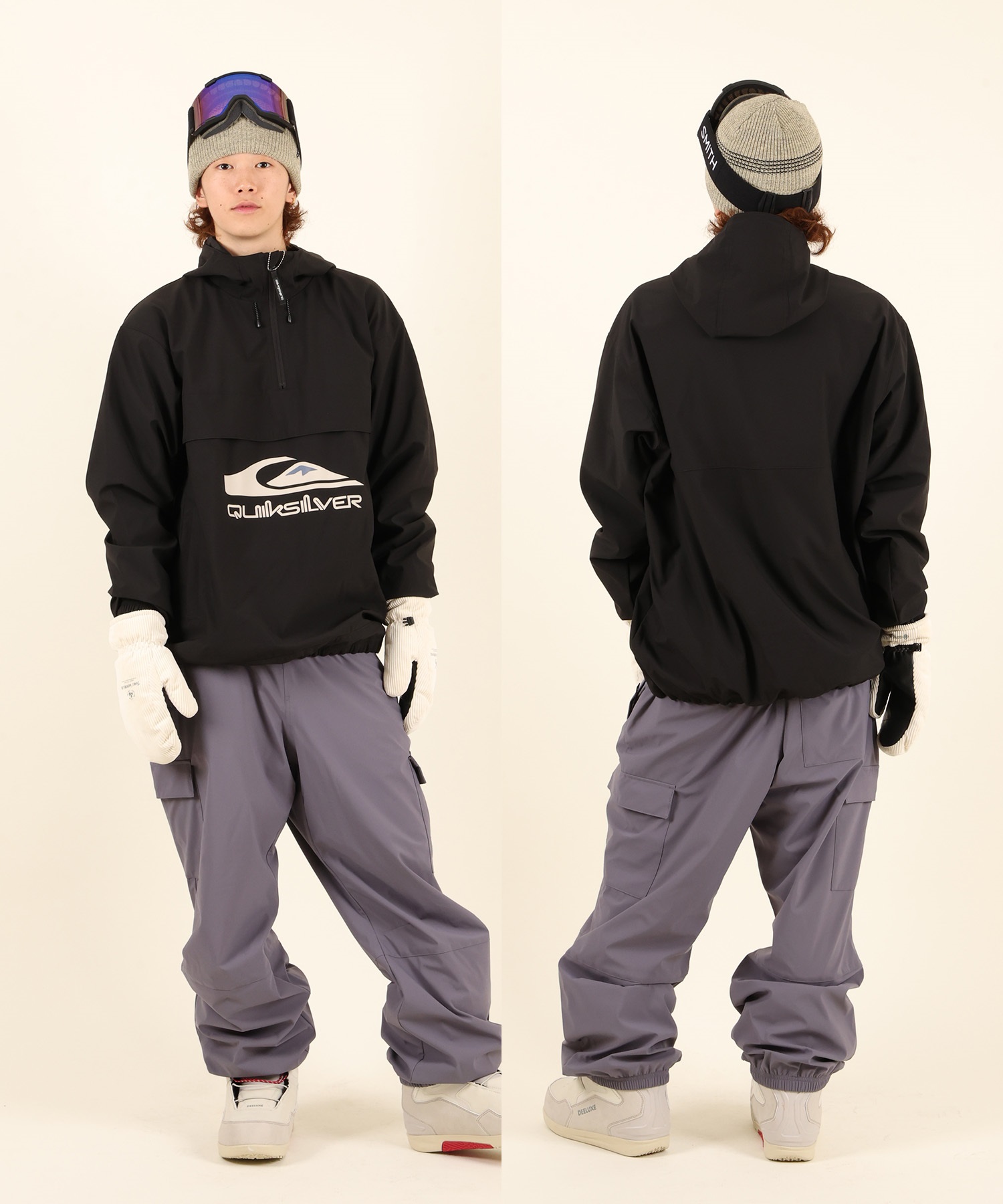 QUIKSILVER アノラック スノーボードウェア QUIKSILVER クイックシルバー レーベル アノラック LABEL ANORAK