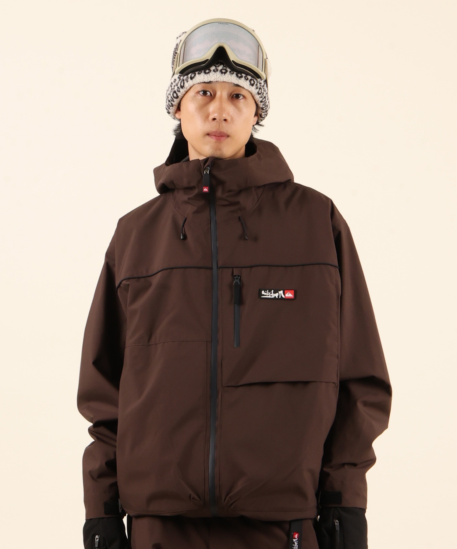 Quiksilver スノーボードウェア ジャケット レッド ブラック QUIKSILVER クイックシルバー フルリグ 20Kジャケット FULL RIG 20K JK