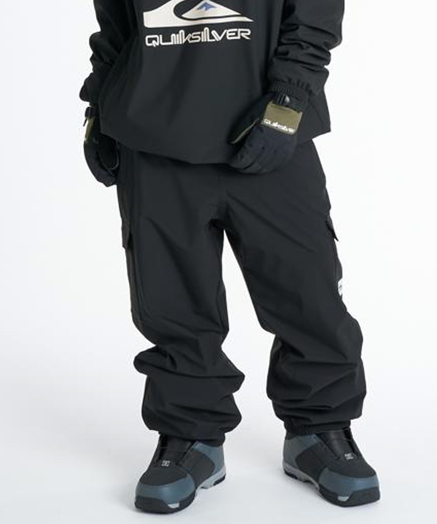 ROUGH AND RUGGED UNIT PT カーゴパンツ L BLACK QUIKSILVER クイックシルバー レーベル カーゴパンツ LABEL CARGO PT