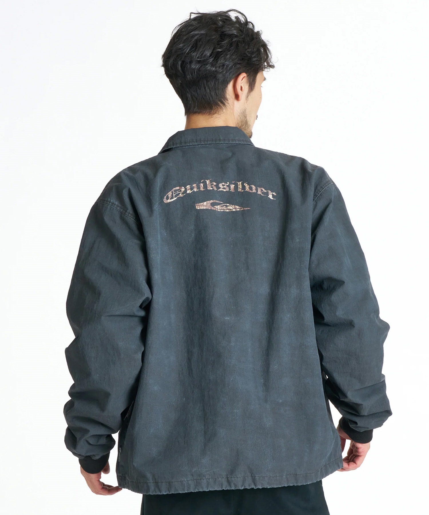 QUIKSILVER クイックシルバー コーチジャケット メンズ ロゴ バック