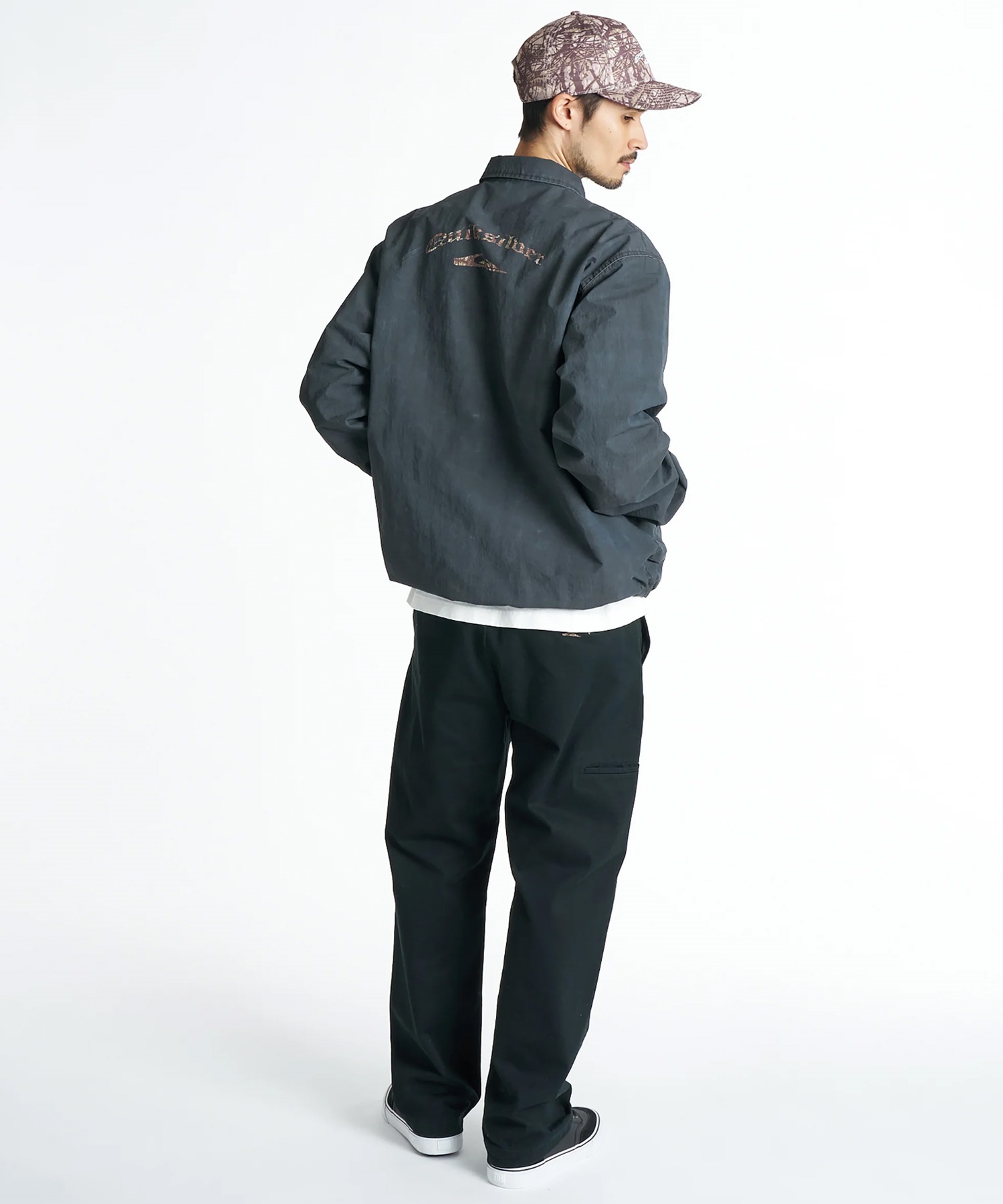 QUIKSILVER クイックシルバー コーチジャケット メンズ ロゴ バック