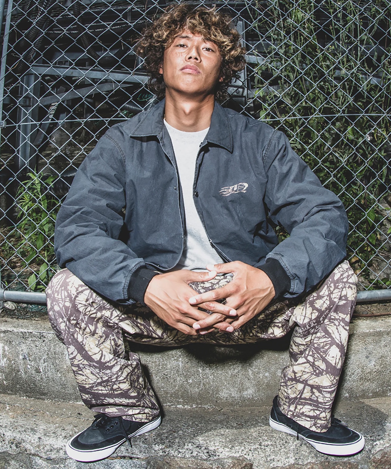 QUIKSILVER クイックシルバー コーチジャケット メンズ ロゴ バック