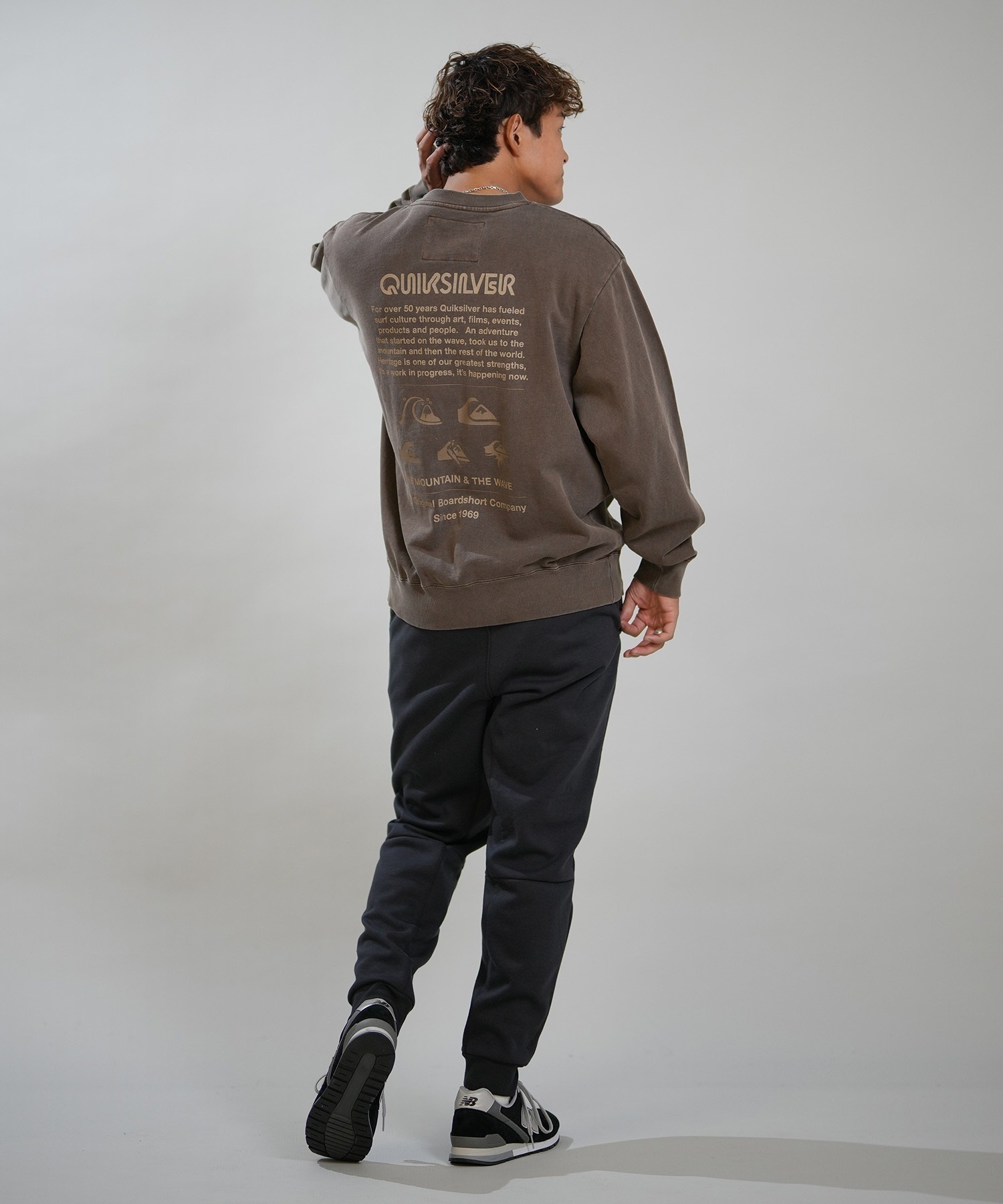 QUIKSILVER クイックシルバー トレーナー スウェット メンズ ロゴ