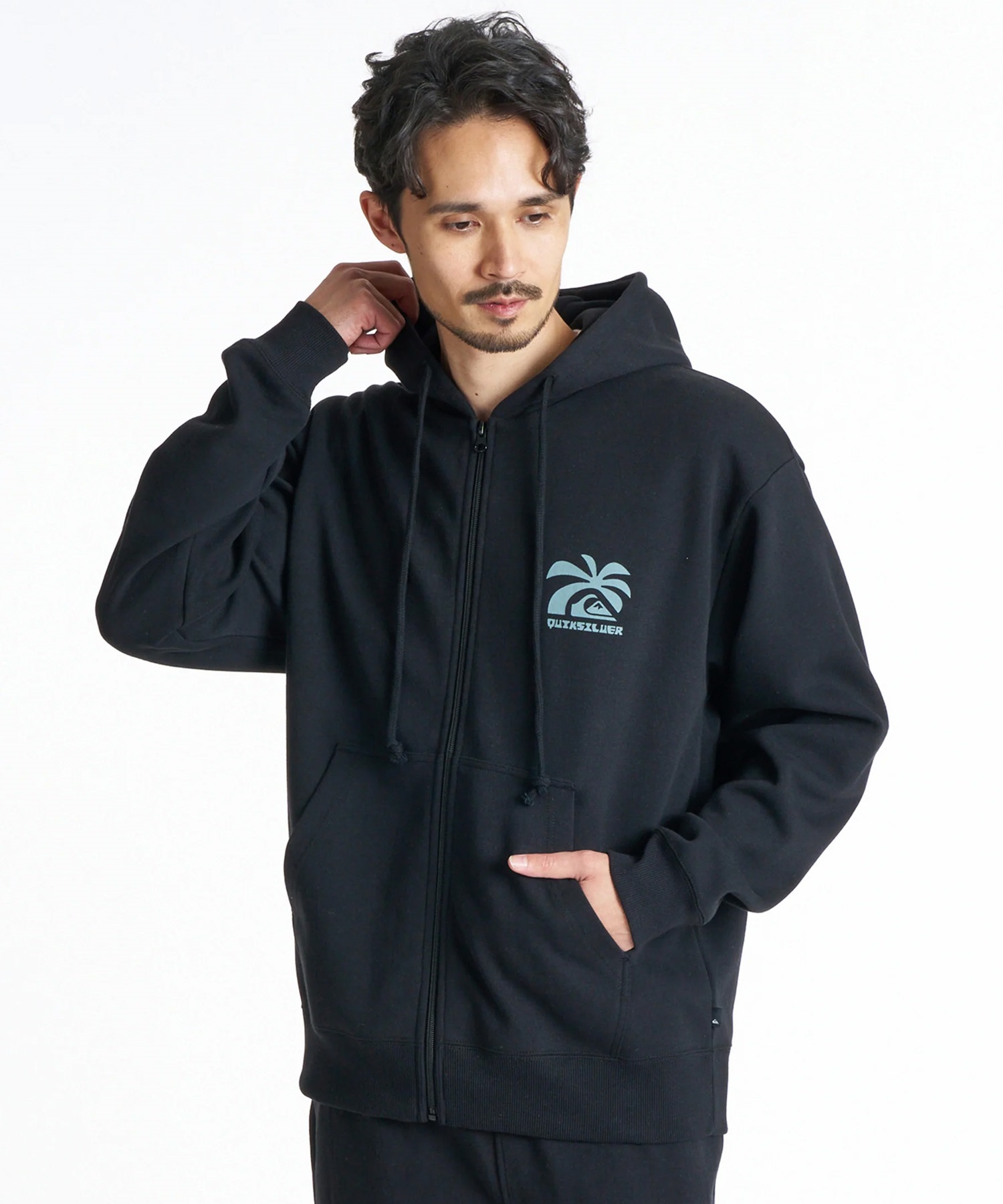 QUIKSILVER クイックシルバー ジップアップ パーカー フーディー
