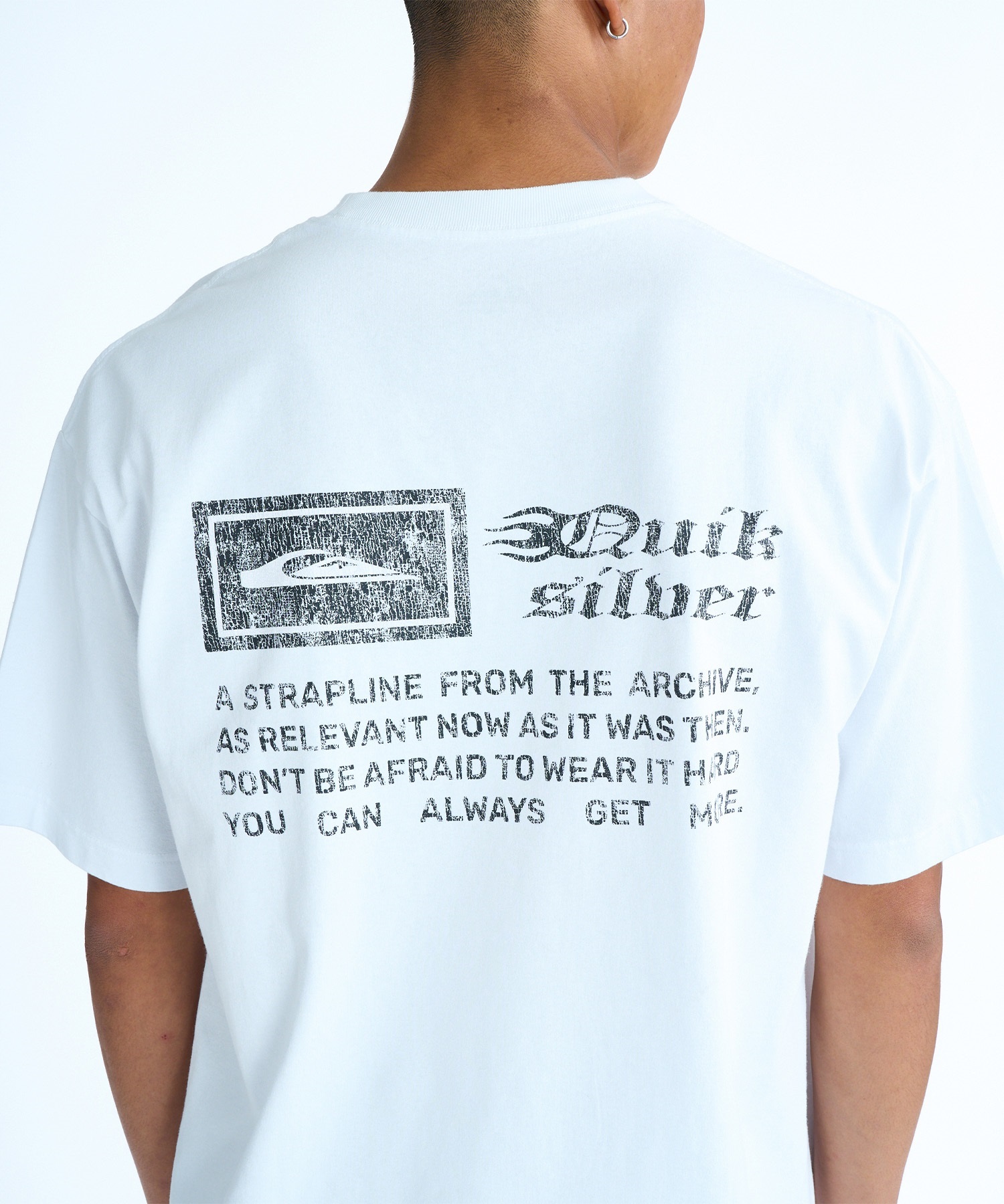 QUIKSILVER クイックシルバー 半袖 Tシャツ メンズ バックプリント BW
