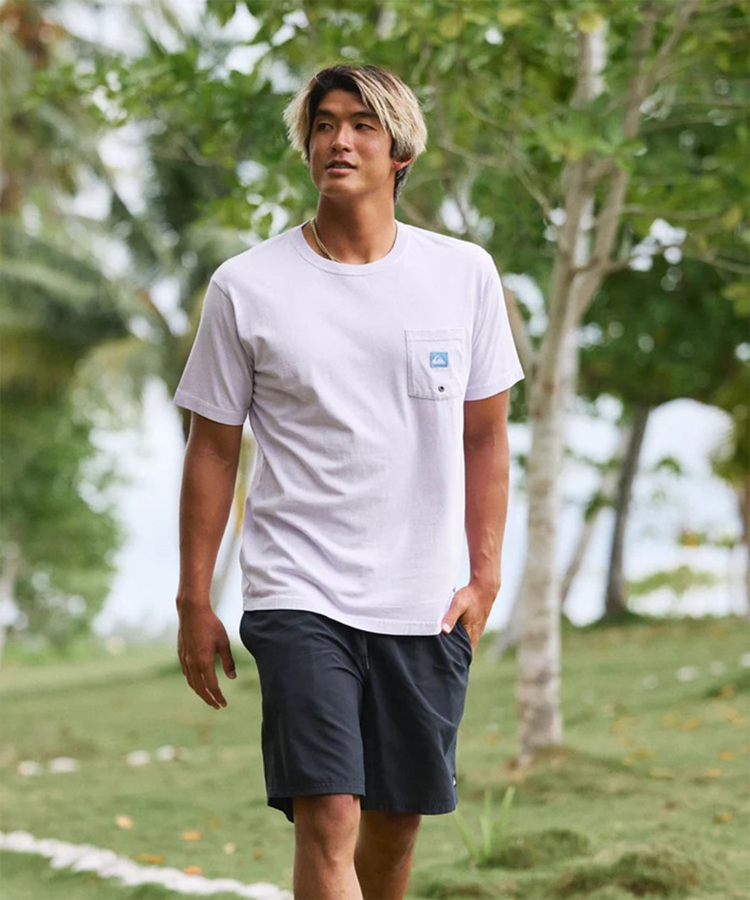 QUIKSILVER クイックシルバー 半袖 Tシャツ メンズ シンプル PG