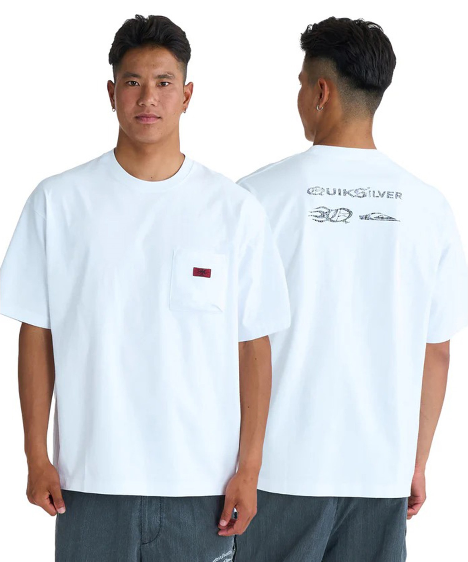 QUIKSILVER クイックシルバー 半袖 Tシャツ メンズ グラフィック BW