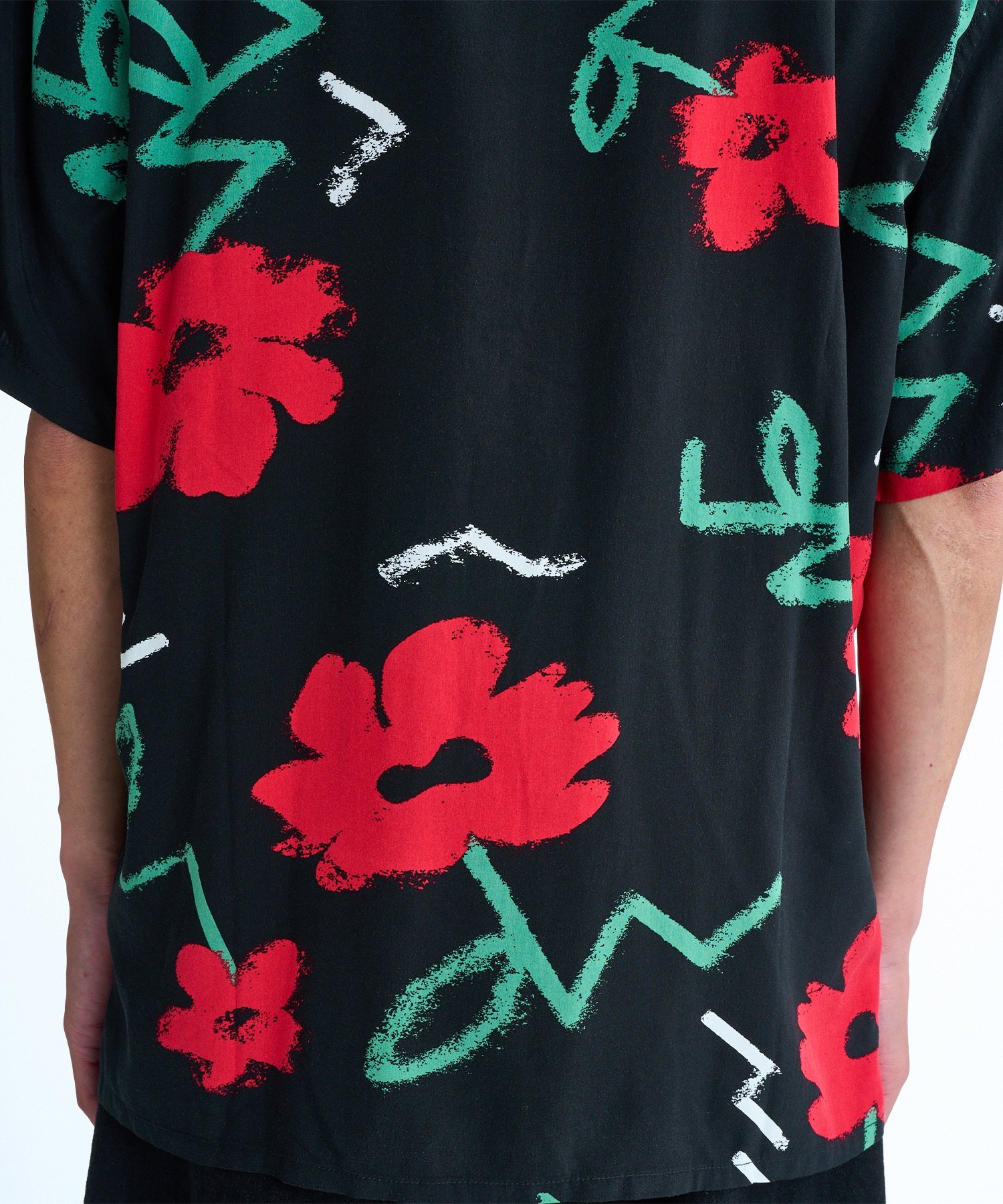 QUIKSILVER クイックシルバー 半袖 シャツ メンズ 花柄 SAFE PARADISE