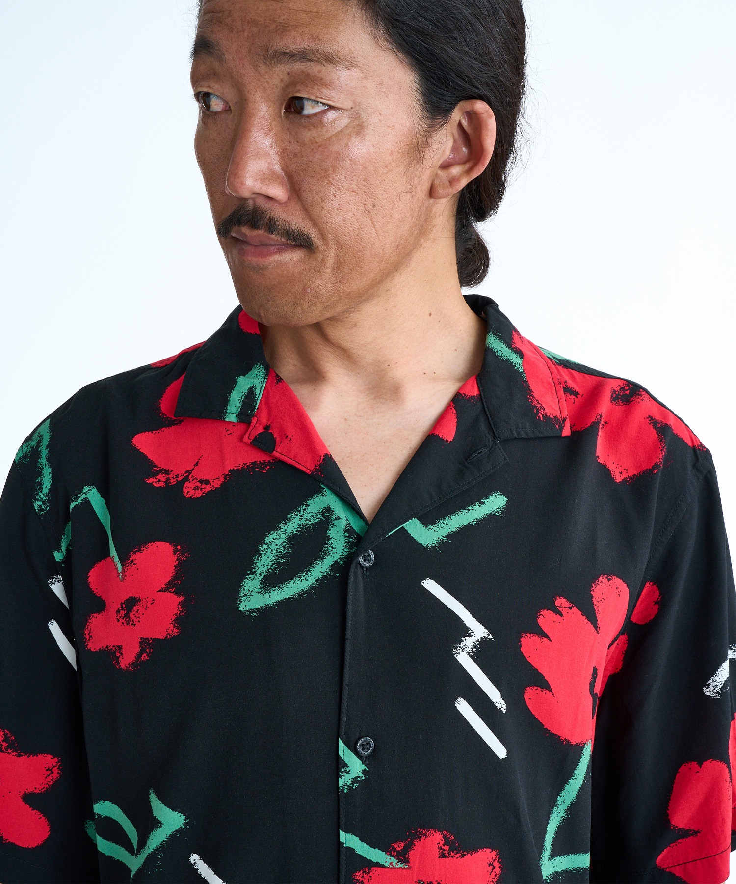QUIKSILVER クイックシルバー 半袖 シャツ メンズ 花柄 SAFE PARADISE
