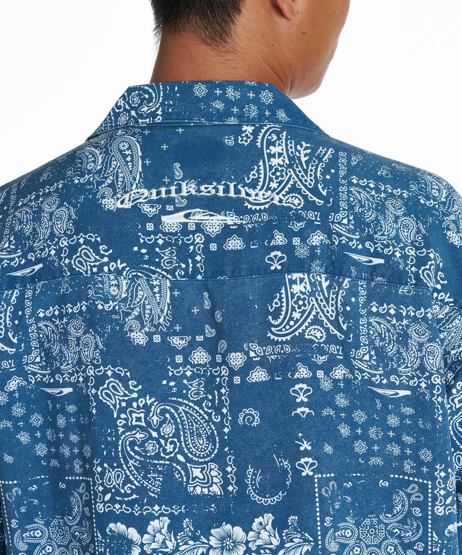 QUIKSILVER クイックシルバー 半袖 シャツ メンズ ペイズリー柄