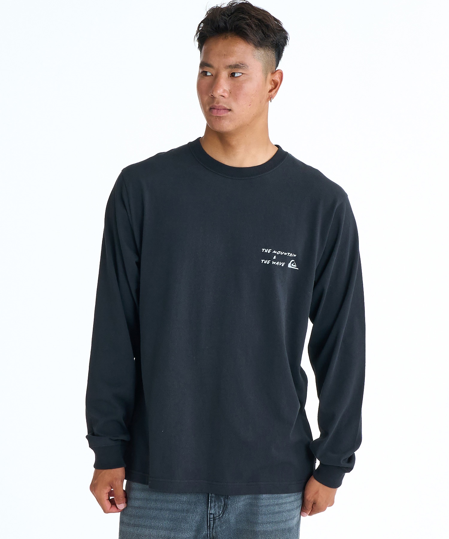 QUIKSILVER クイックシルバー 長袖 Tシャツ ロンT メンズ バックプリント NEW HD LT QLT261001(LYW-M)