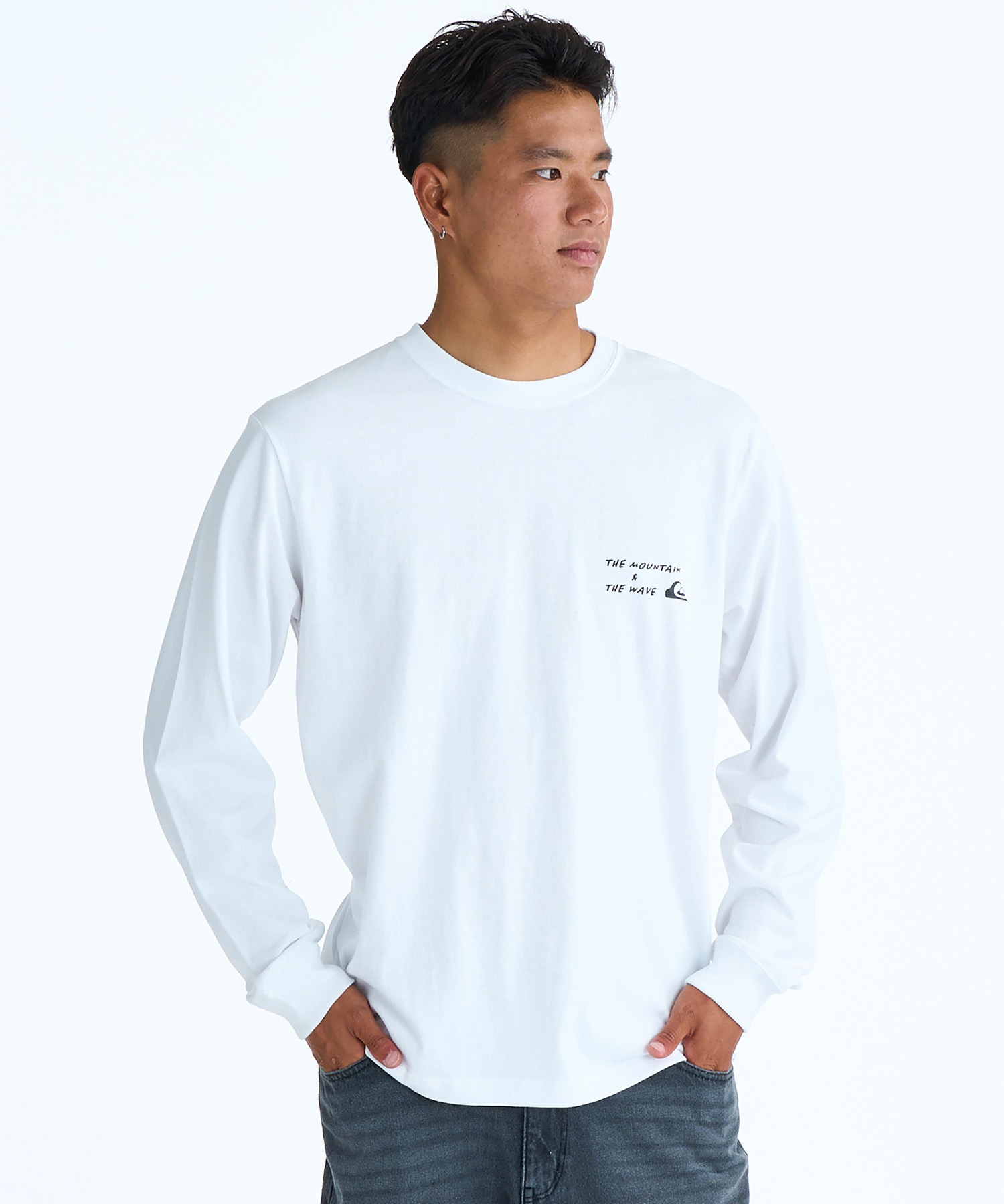 QUIKSILVER クイックシルバー 長袖 Tシャツ ロンT メンズ バックプリント NEW HD LT QLT261001(LYW-M)
