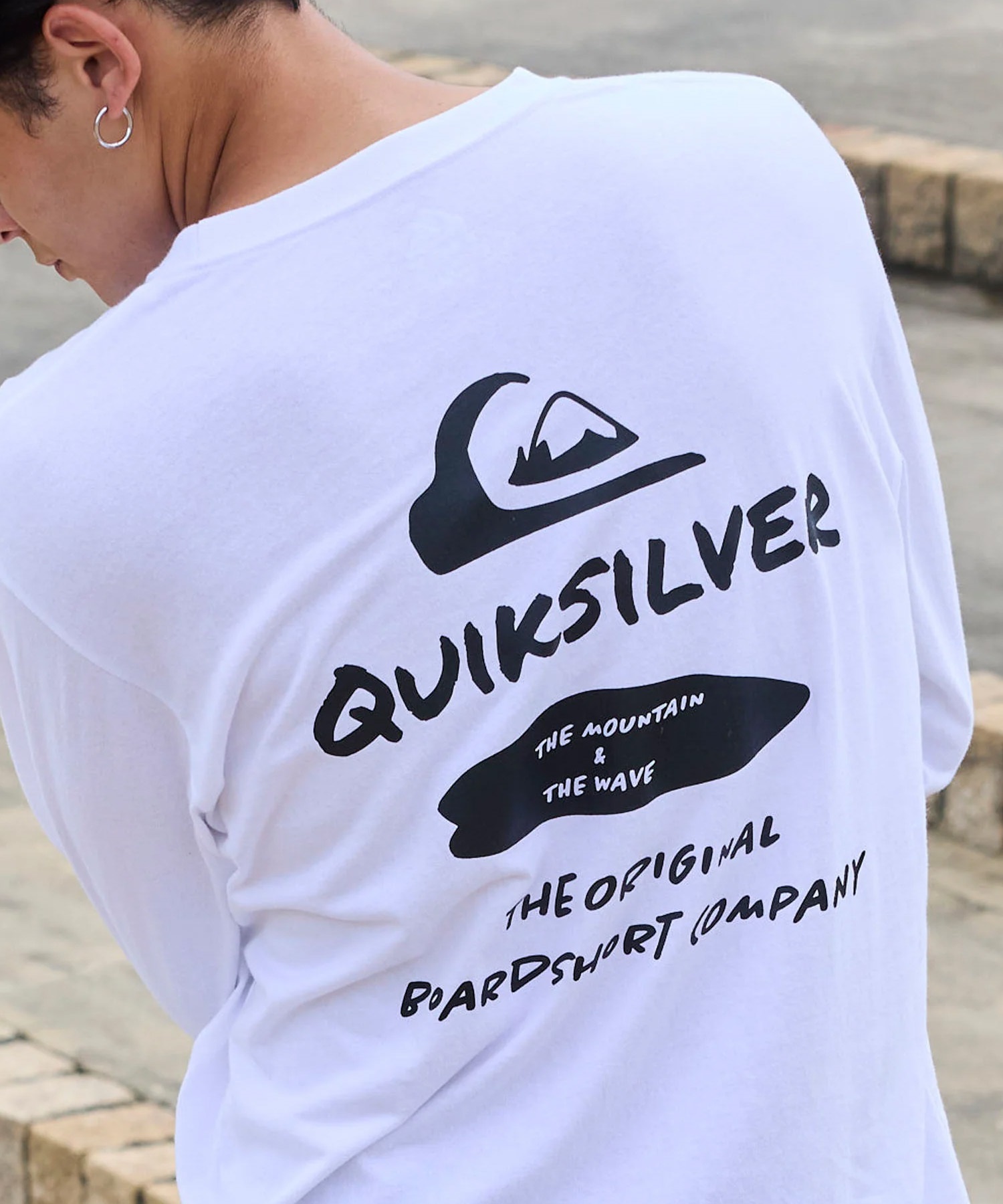 QUIKSILVER クイックシルバー 長袖 Tシャツ ロンT メンズ バックプリント NEW HD LT QLT261001(LYW-M)