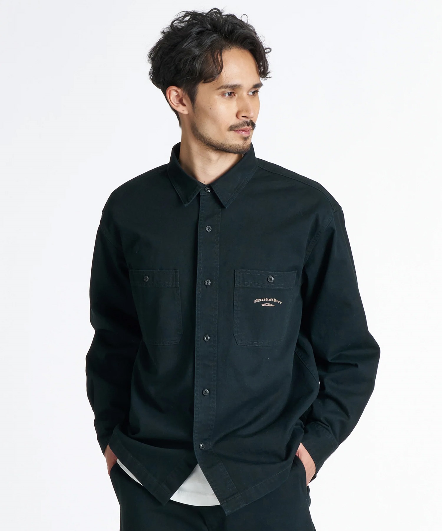 QUIKSILVER クイックシルバー 長袖 シャツ メンズ チノツイル
