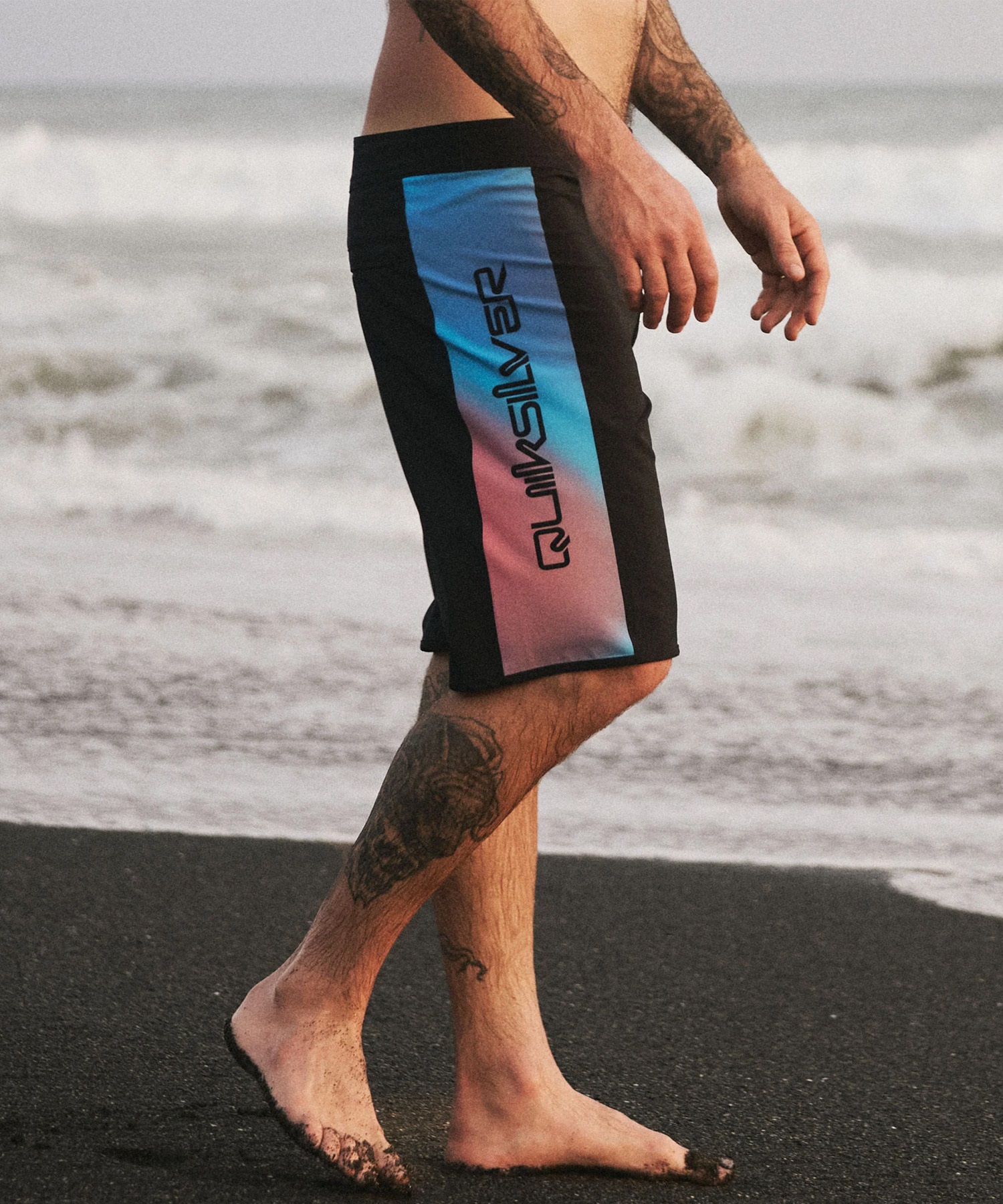 QUIKSILVER クイックシルバー 水着 海パン トランクス サーフパンツ メンズ ボードショーツ 撥水 ストレッチ 20インチ EQYBS04926(KVJ6-28inch)