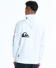 QUIKSILVER クイックシルバー 水着 ラッシュガード ジップアップ パーカー メンズ UVカット 接触冷感 速乾 水陸両用 QLY261009(WHT-M)