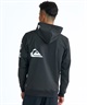 QUIKSILVER クイックシルバー 水着 ラッシュガード ジップアップ パーカー メンズ UVカット 接触冷感 速乾 水陸両用 QLY261009(WHT-M)