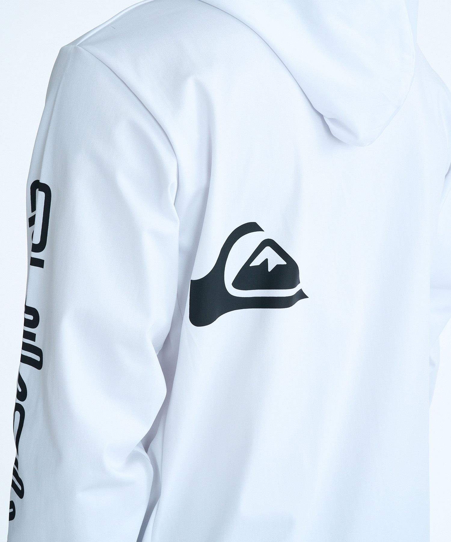 QUIKSILVER クイックシルバー 水着 ラッシュガード ジップアップ パーカー メンズ UVカット 接触冷感 速乾 水陸両用 QLY261009(WHT-M)